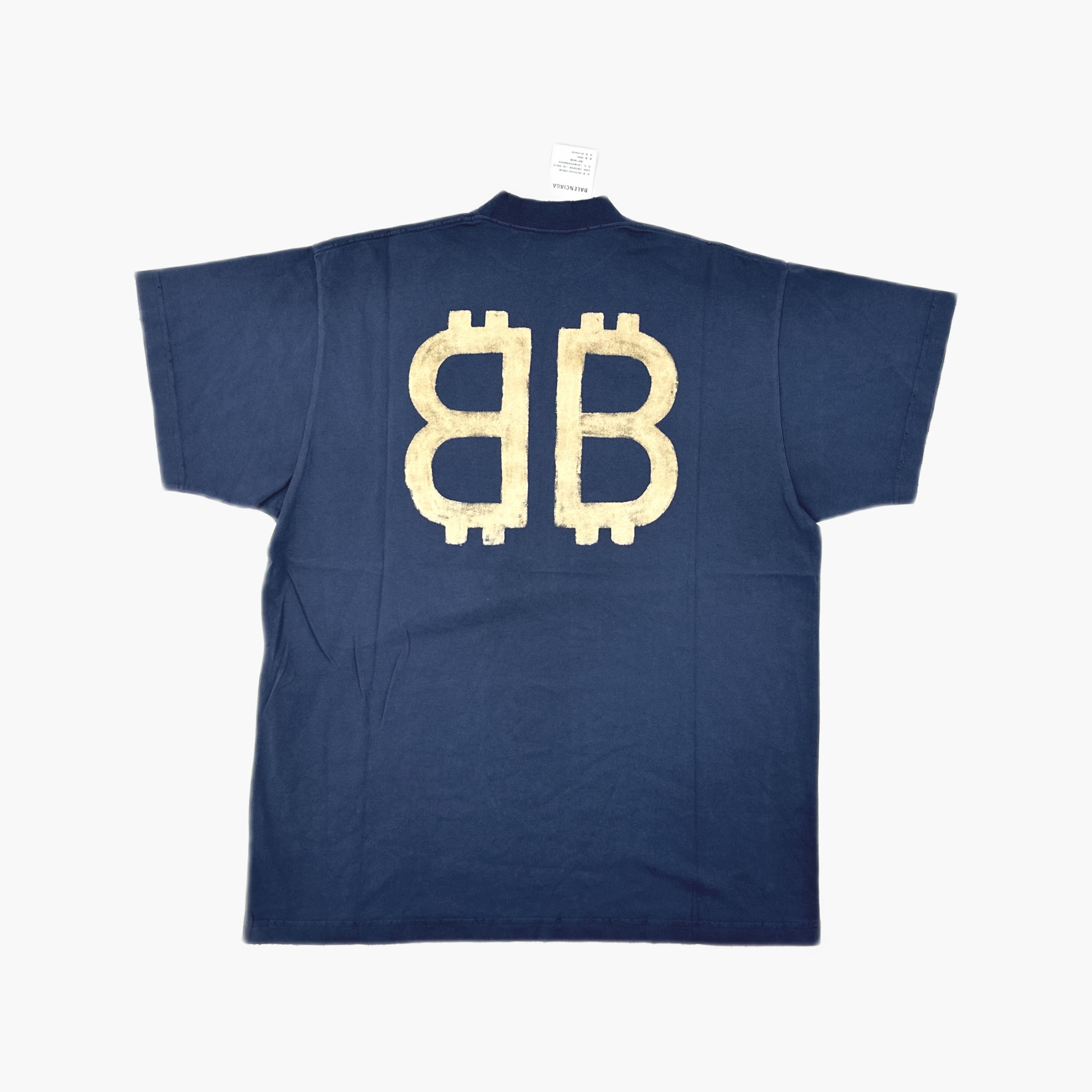 Balenciaga Balenciaga Crypto Logo T-Shirt Size S Size US S / EU 44-46 / 1 - 2 Thumbnail