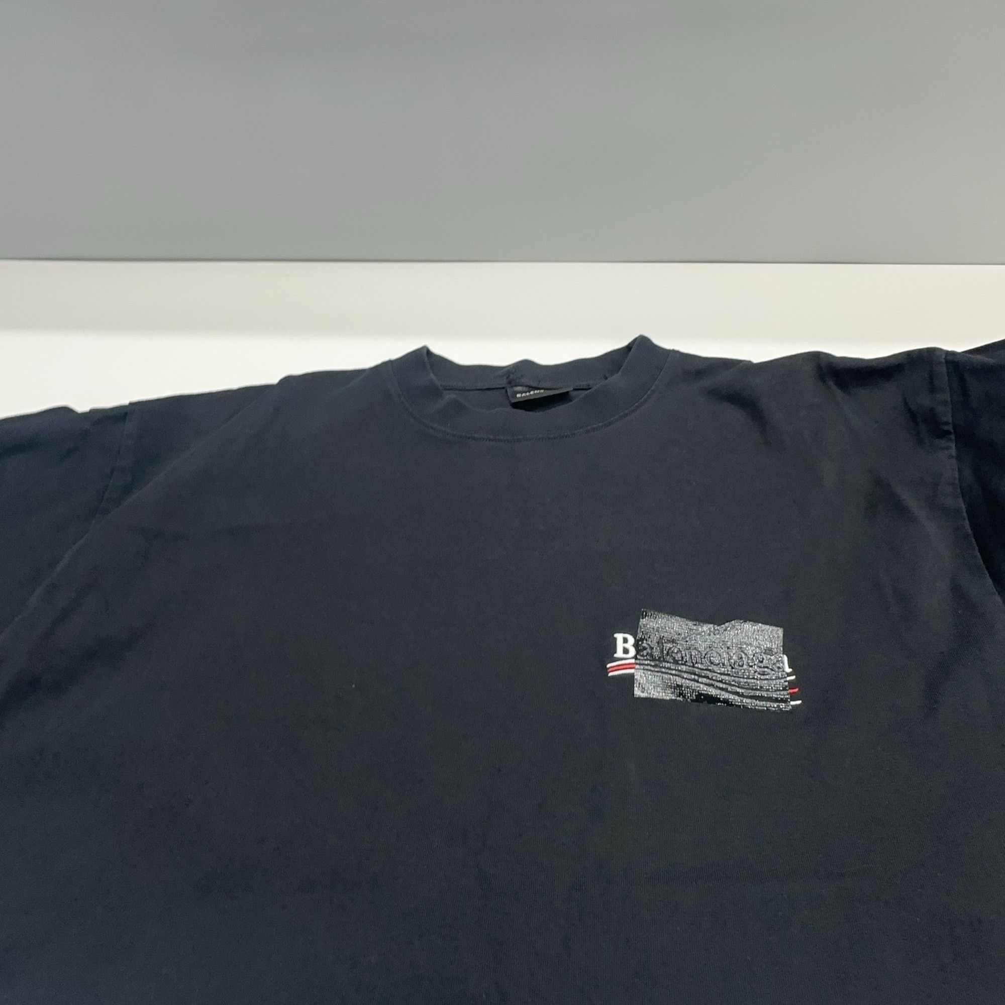 Balenciaga Balenciaga Logo Print T-Shirt Size S Size US S / EU 44-46 / 1 - 14 Thumbnail