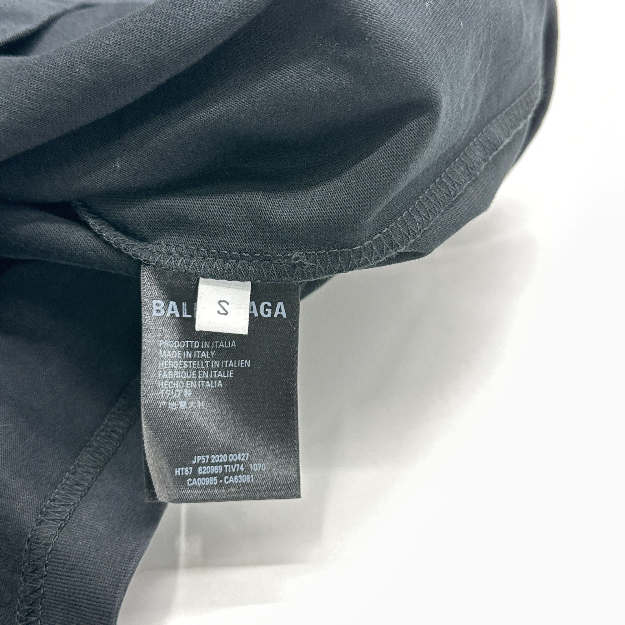 Balenciaga Balenciaga Crew Logo T-Shirt Size S Size US S / EU 44-46 / 1 - 4 Thumbnail