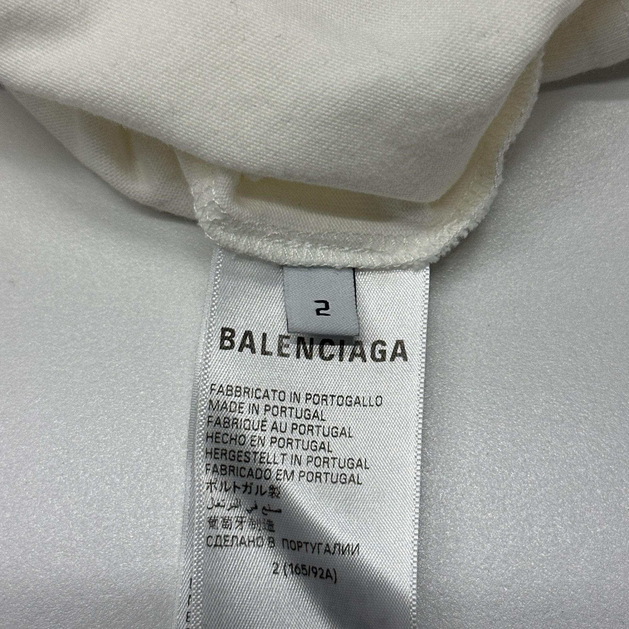 Balenciaga Balenciaga Logo Print Long Sleeve T-Shirt Size M Size US M / EU 48-50 / 2 - 4 Thumbnail