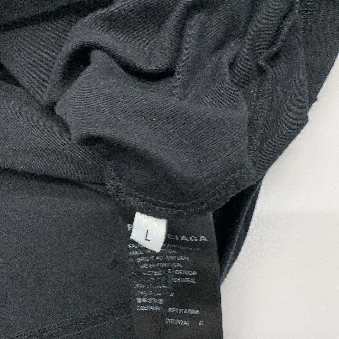 Balenciaga Balenciaga Wave Logo T-Shirt Size L Size US L / EU 52-54 / 3 - 6 Thumbnail