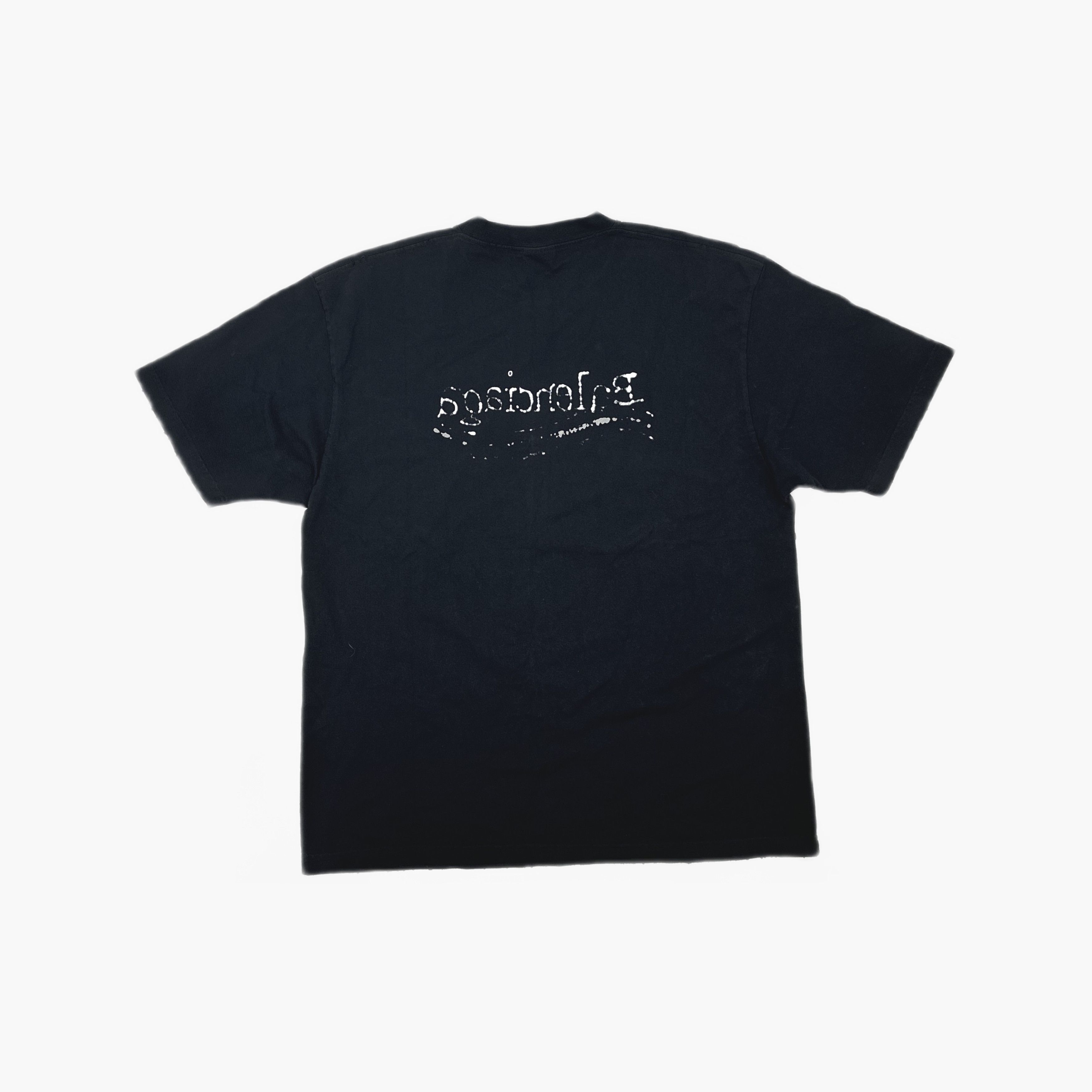 Balenciaga Balenciaga Wave Logo T-Shirt Size L Size US L / EU 52-54 / 3 - 2 Thumbnail