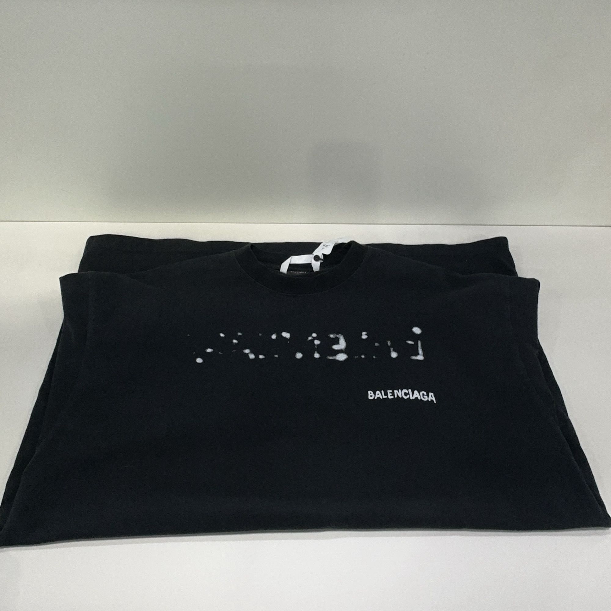 Balenciaga Balenciaga Logo Print T-Shirt Size L Size US L / EU 52-54 / 3 - 11 Thumbnail