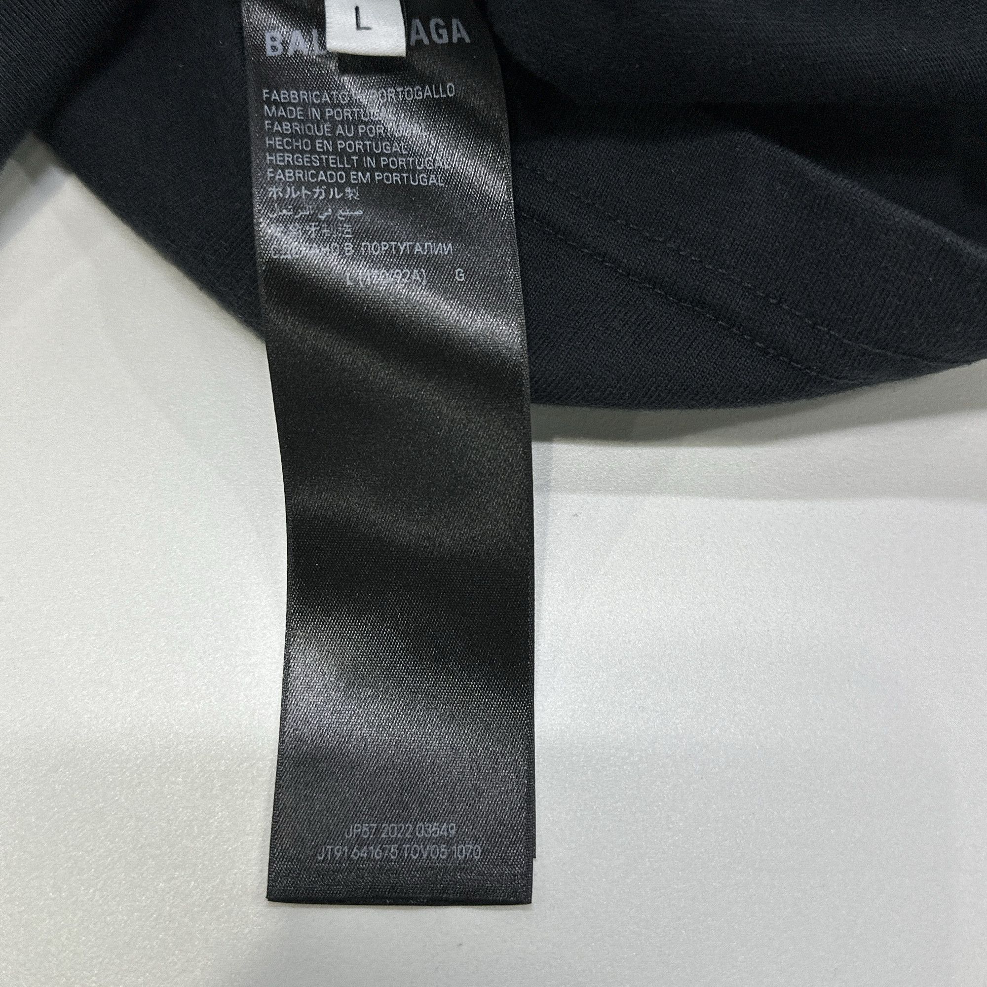 Balenciaga Balenciaga Logo Print T-Shirt Size L Size US L / EU 52-54 / 3 - 5 Thumbnail