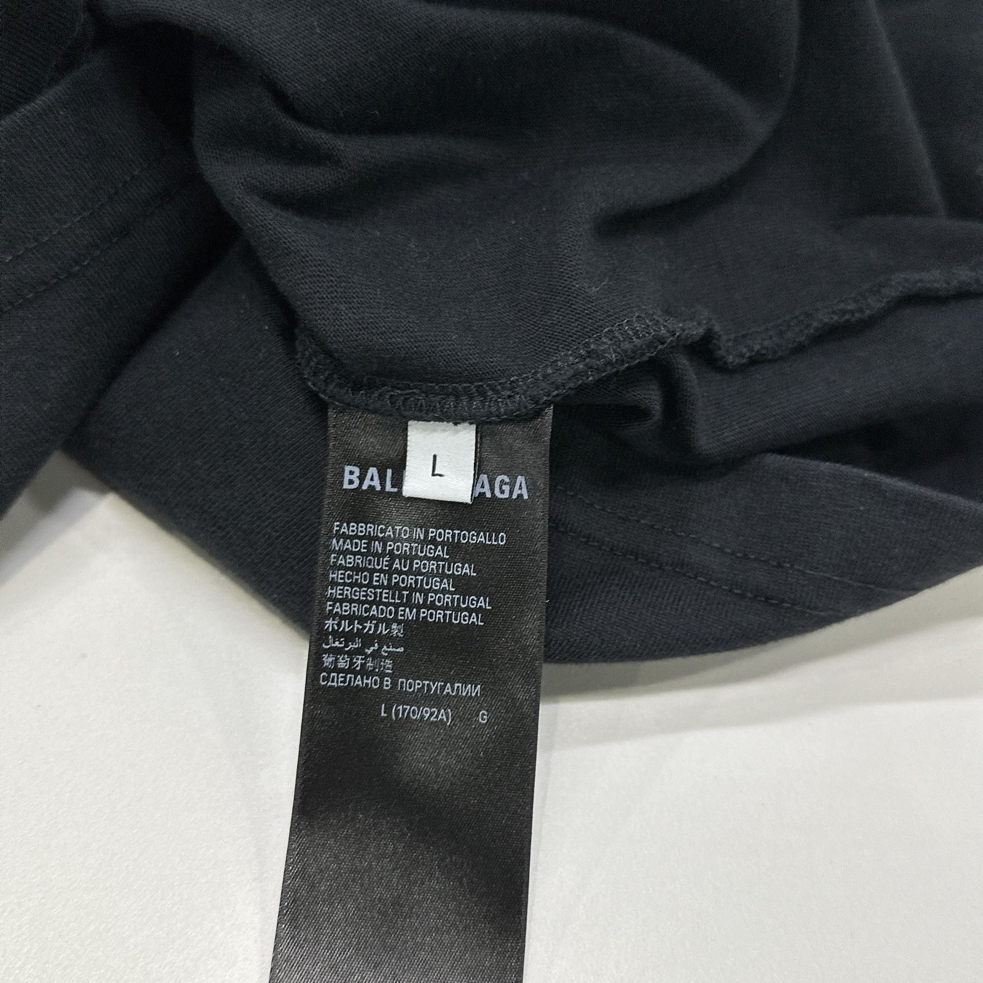 Balenciaga Balenciaga Logo Print T-Shirt Size L Size US L / EU 52-54 / 3 - 4 Thumbnail