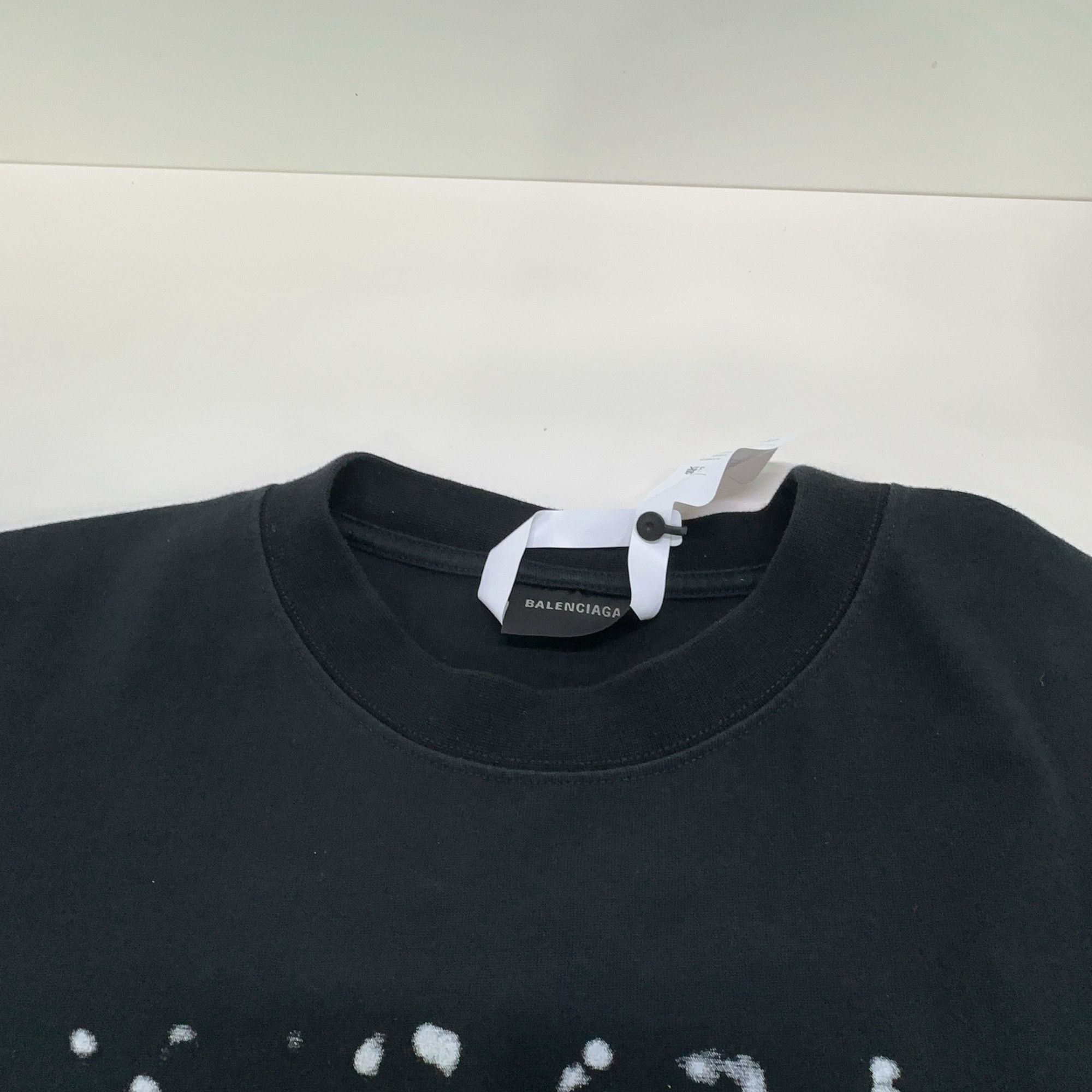 Balenciaga Balenciaga Logo Print T-Shirt Size L Size US L / EU 52-54 / 3 - 7 Thumbnail