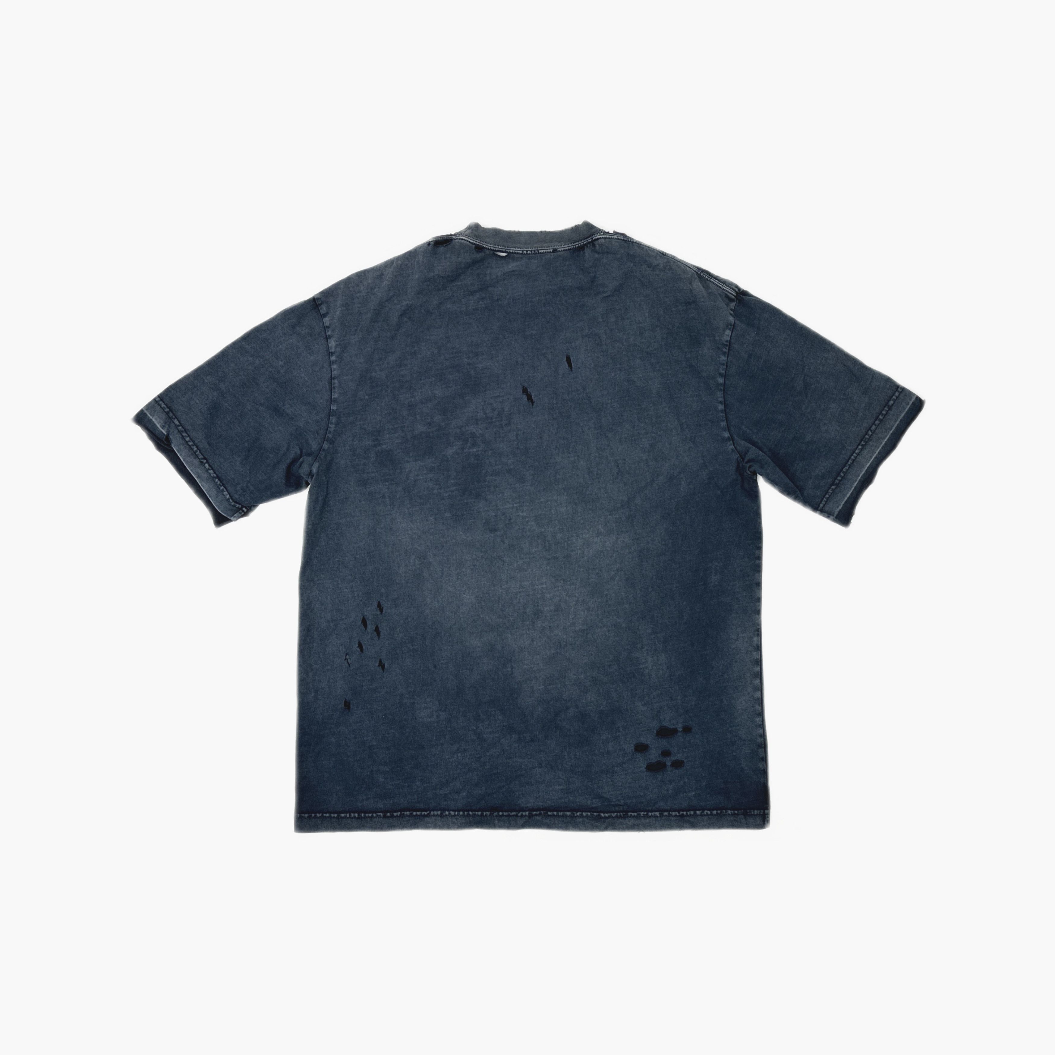 Balenciaga Balenciaga BB Logo Distressed T-Shirt Size L Size US L / EU 52-54 / 3 - 2 Thumbnail