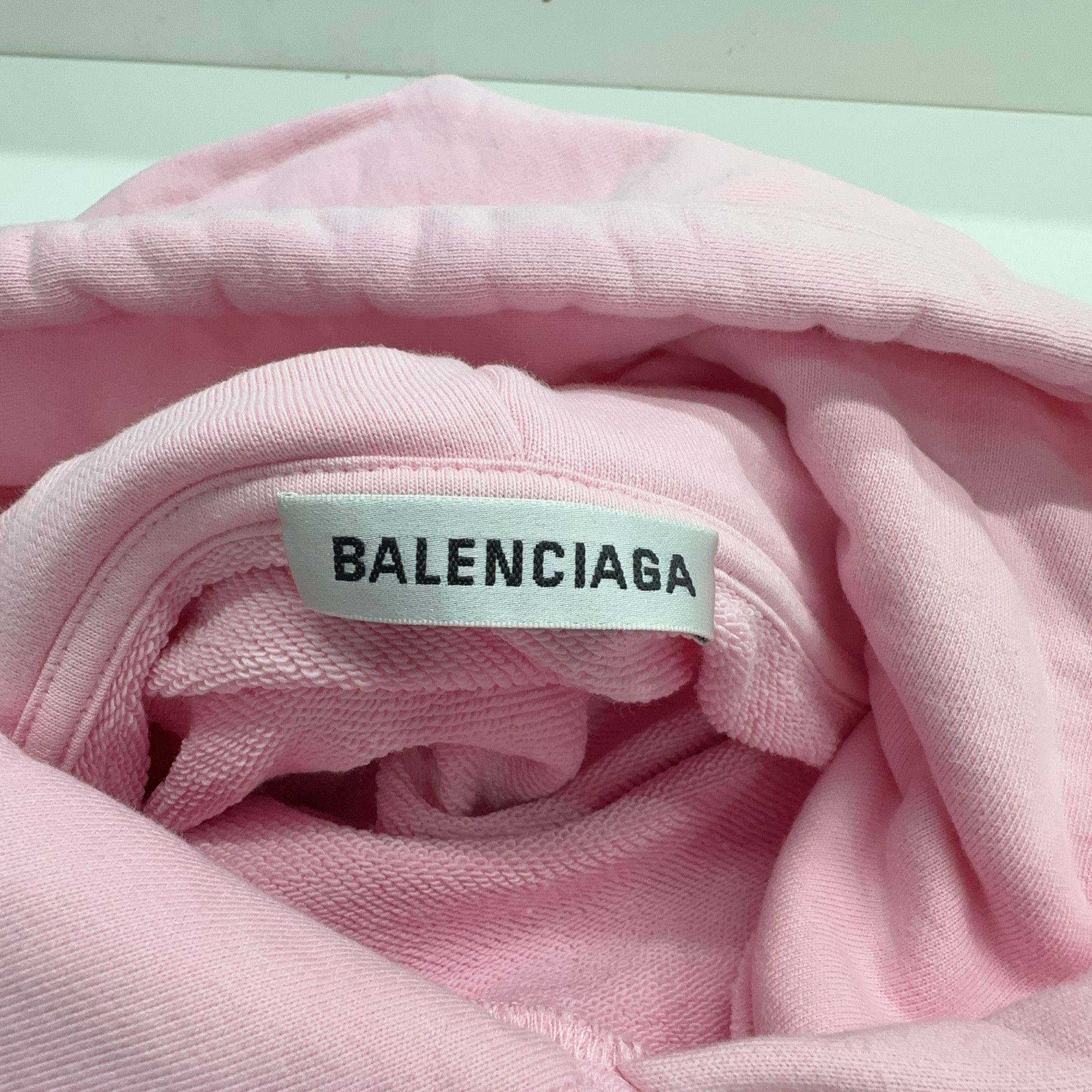 Balenciaga Balenciaga Pink Crew Logo Hoodie Size XS Size XS / US 0-2 / IT 36-38 - 4 Thumbnail