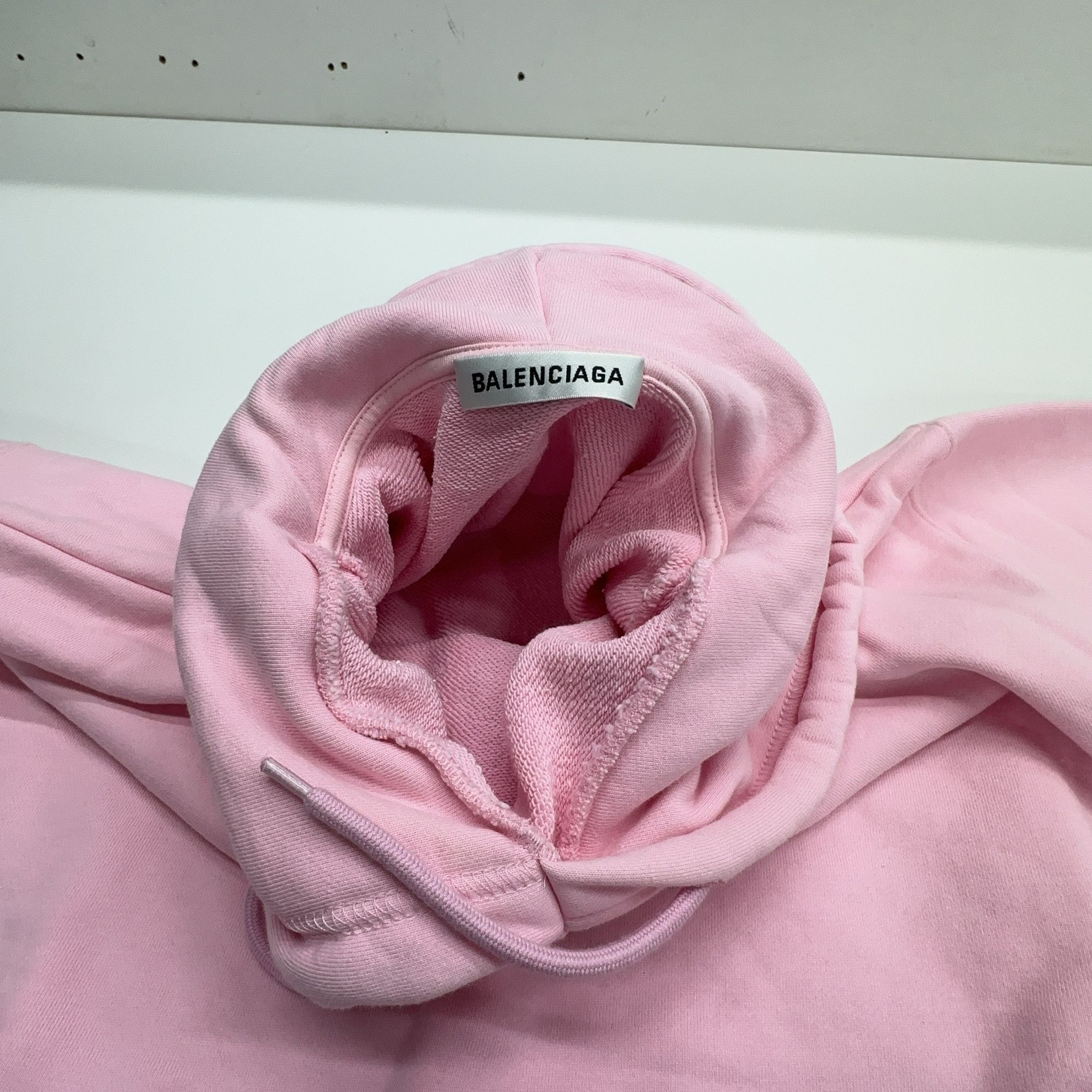 Balenciaga Balenciaga Pink Crew Logo Hoodie Size XS Size XS / US 0-2 / IT 36-38 - 5 Thumbnail