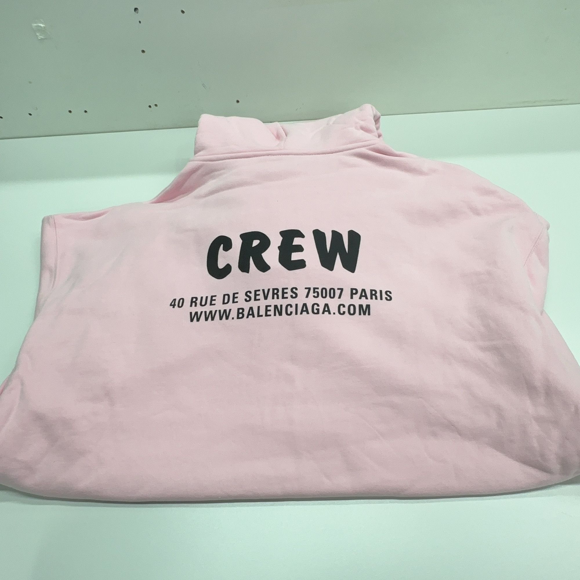 Balenciaga Balenciaga Pink Crew Logo Hoodie Size XS Size XS / US 0-2 / IT 36-38 - 12 Thumbnail