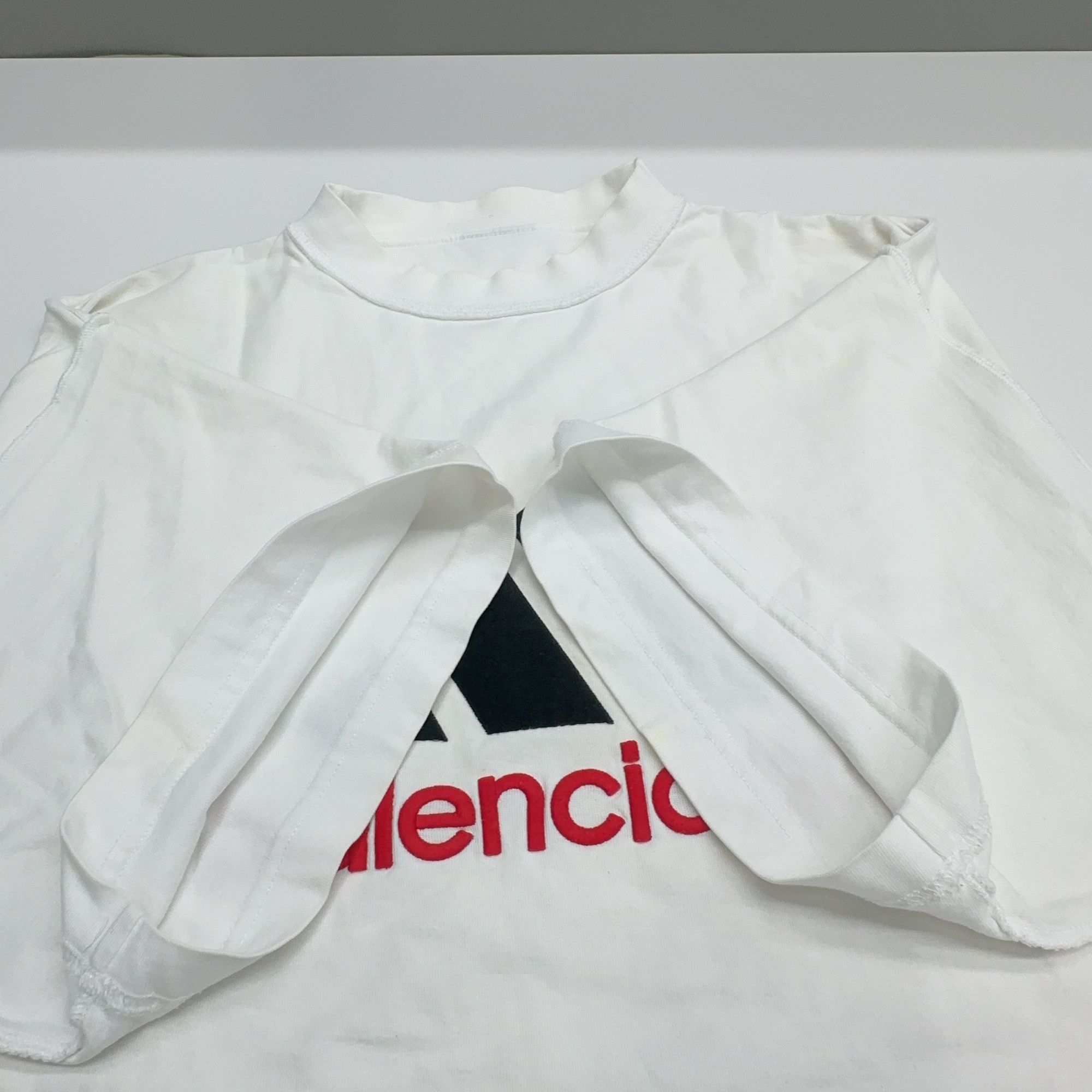 Adidas × Balenciaga Balenciaga x adidas Logo Embroidery T-Shirt Size L Size US L / EU 52-54 / 3 - 13 Thumbnail
