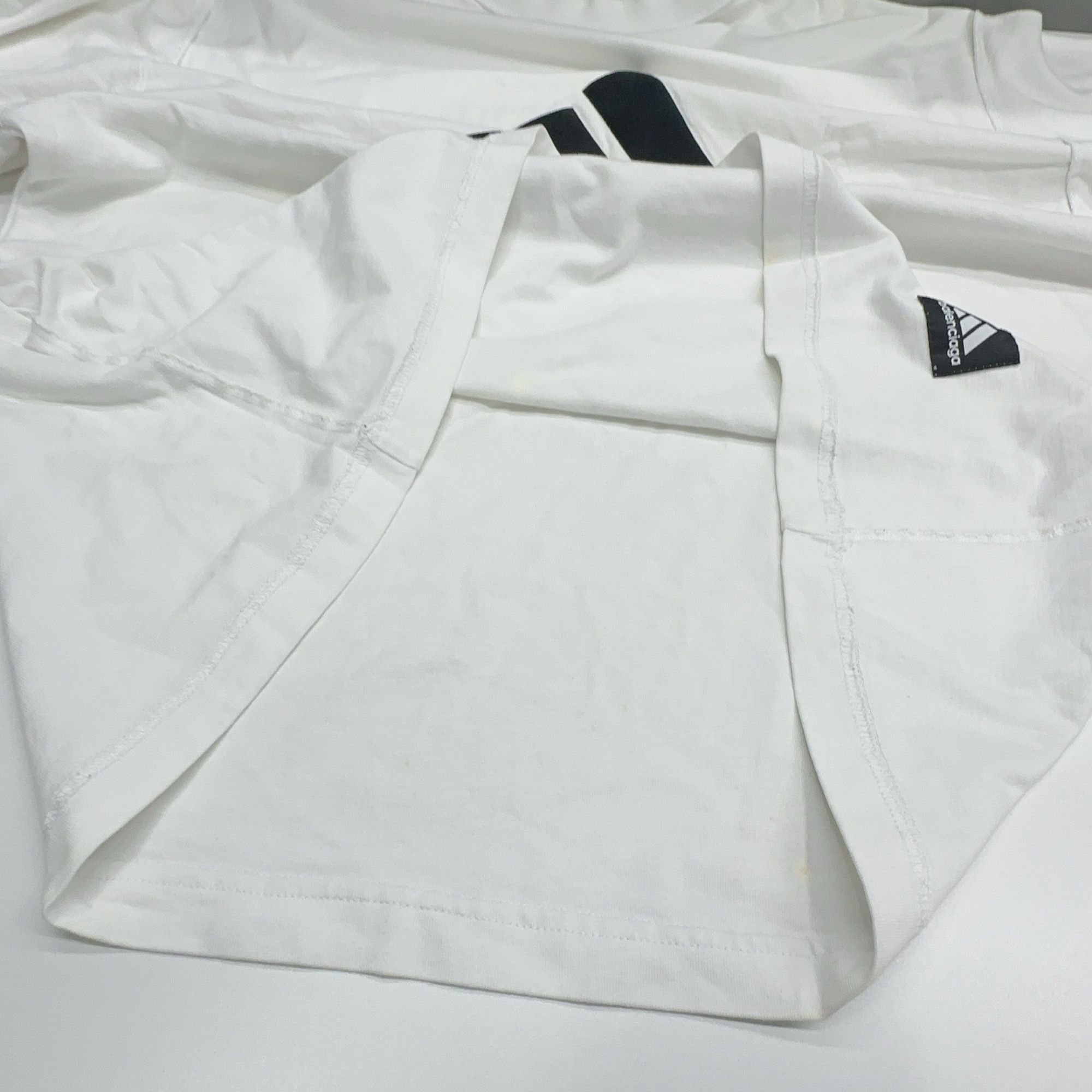 Adidas × Balenciaga Balenciaga x adidas Logo Embroidery T-Shirt Size L Size US L / EU 52-54 / 3 - 11 Thumbnail