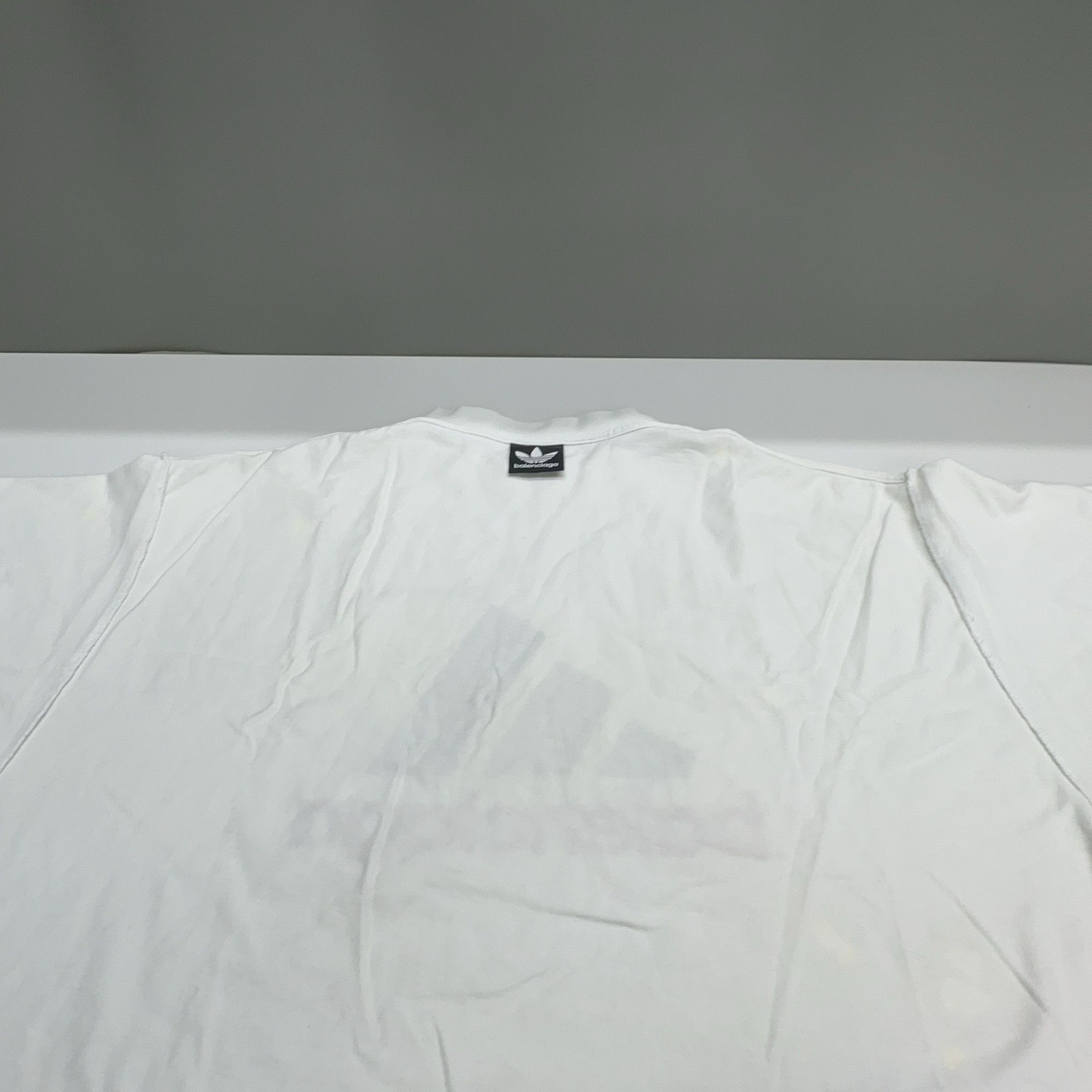 Adidas × Balenciaga Balenciaga x adidas Logo Embroidery T-Shirt Size L Size US L / EU 52-54 / 3 - 15 Thumbnail