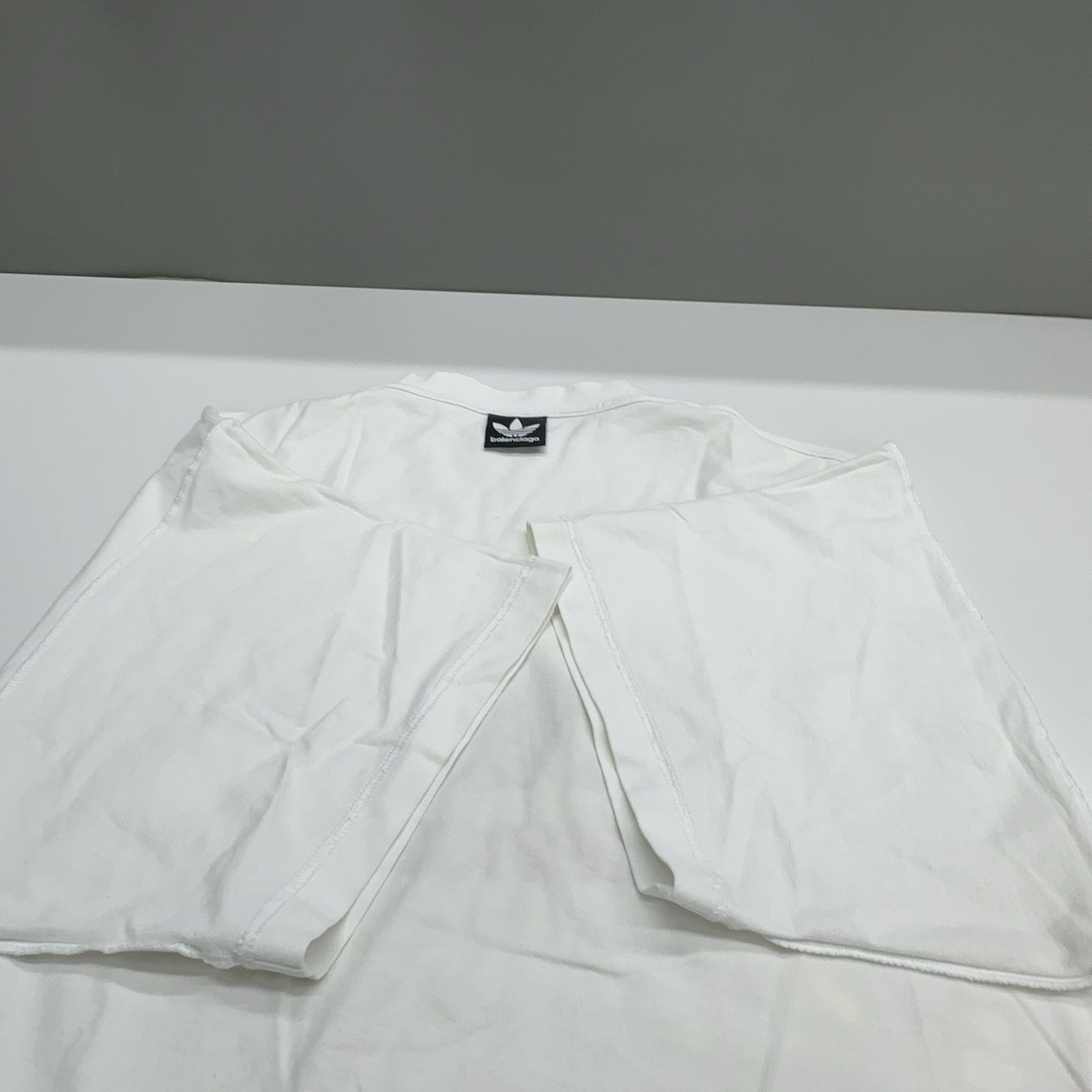 Adidas × Balenciaga Balenciaga x adidas Logo Embroidery T-Shirt Size L Size US L / EU 52-54 / 3 - 14 Thumbnail