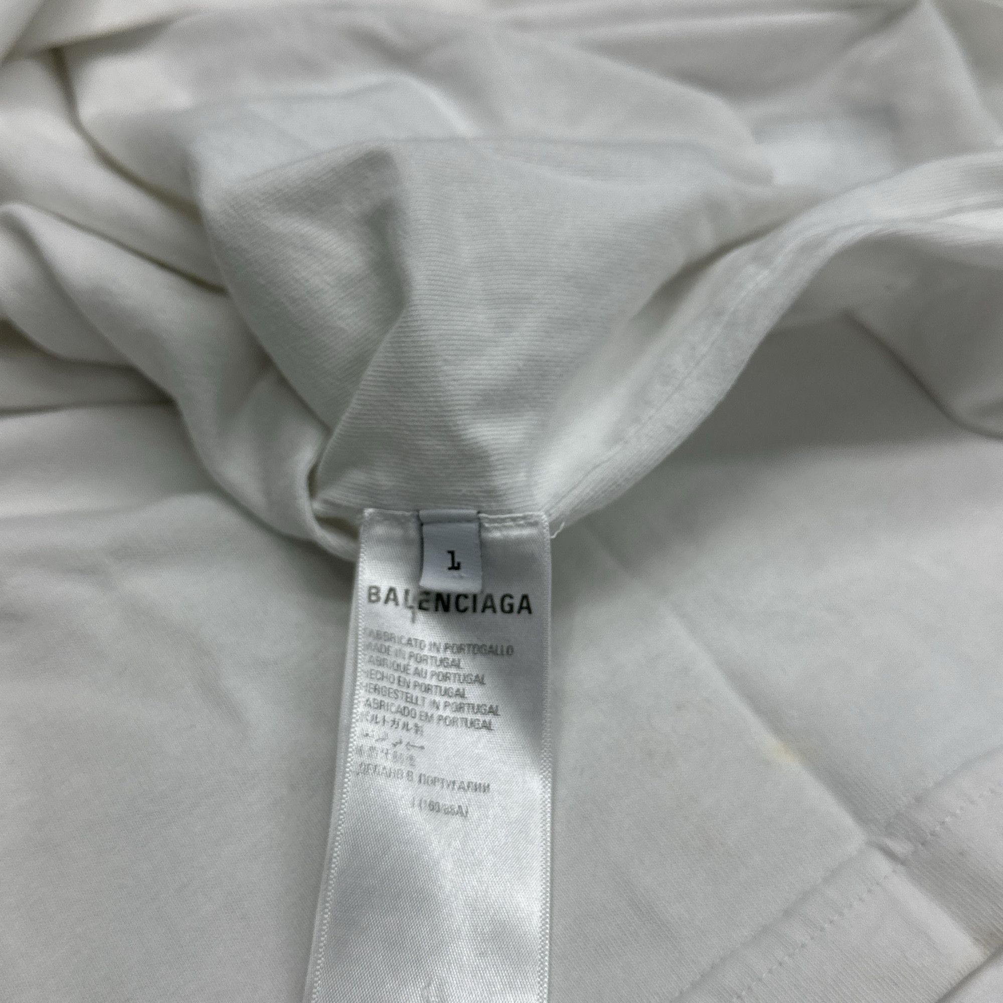 Adidas × Balenciaga Balenciaga x adidas Logo Embroidery T-Shirt Size L Size US L / EU 52-54 / 3 - 4 Thumbnail