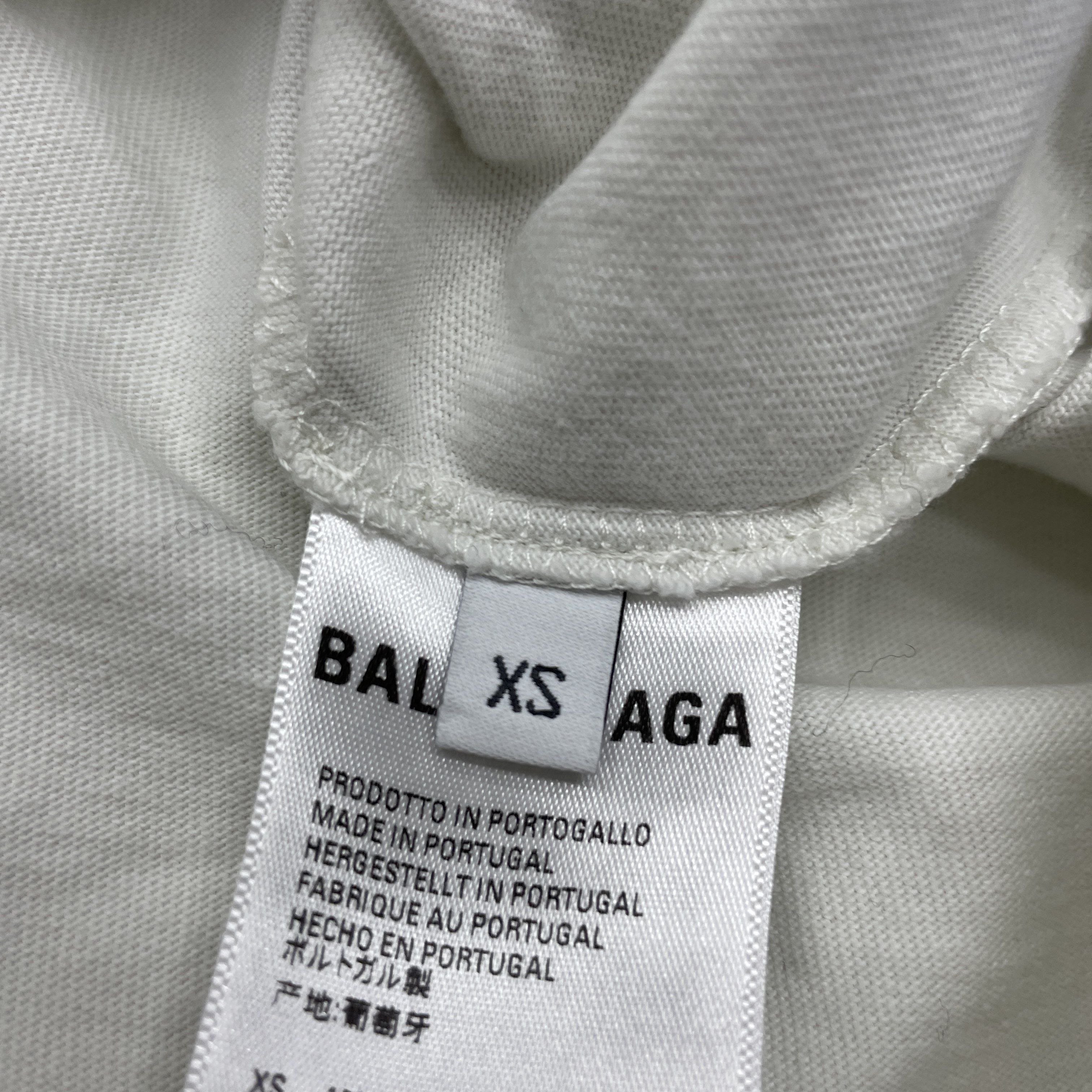 Balenciaga Balenciaga Wave Logo T-Shirt Size XS Size XS / US 0-2 / IT 36-38 - 3 Thumbnail