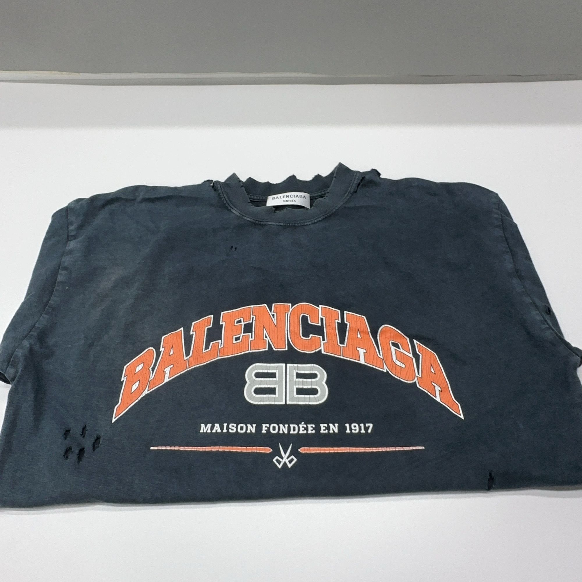 Balenciaga Balenciaga Maison BB Logo T-Shirt Size XS Size US XS / EU 42 / 0 - 7 Thumbnail
