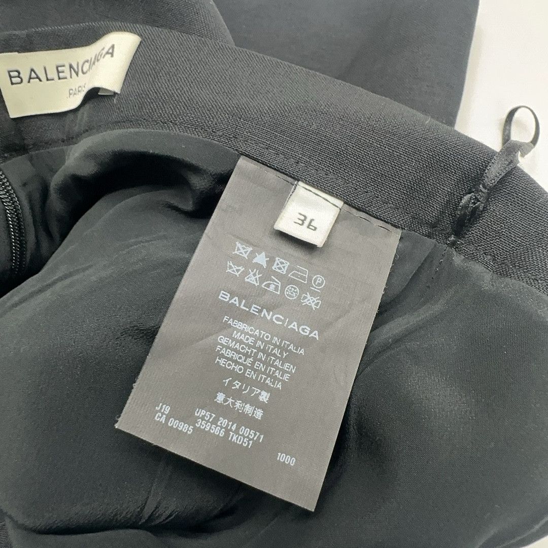 Balenciaga Balenciaga Black Zip Pocket Mini Skirt Size 36 Size 25" / US 0 / IT 36 - 4 Thumbnail