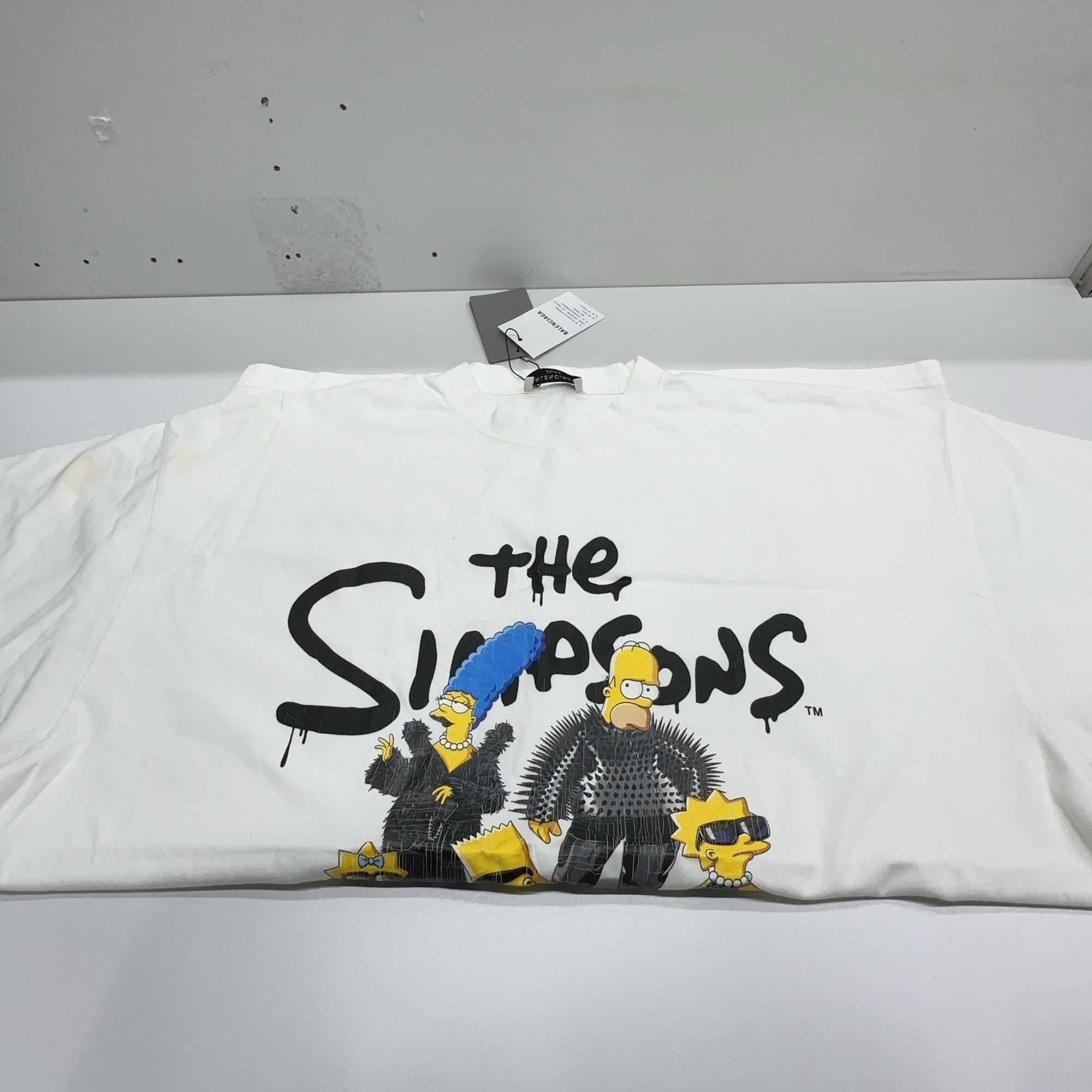 Balenciaga Balenciaga The Simpsons Graphic T-Shirt Size L Size US L / EU 52-54 / 3 - 7 Thumbnail