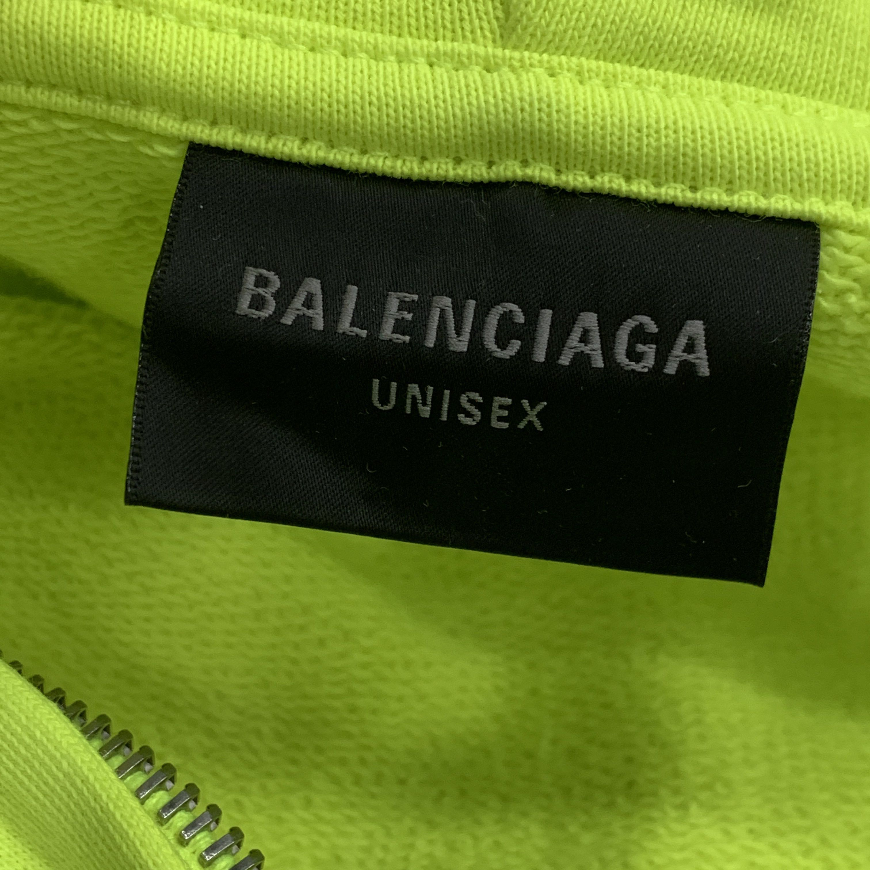 Balenciaga Balenciaga Paris Soccer Zip-Up Hoodie Size S Size US S / EU 44-46 / 1 - 3 Thumbnail