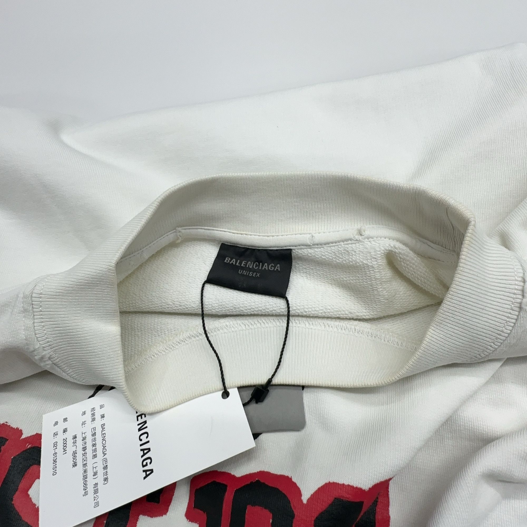 Balenciaga Balenciaga Shield Logo Crewneck Sweatshirt XS Size US XS / EU 42 / 0 - 7 Thumbnail