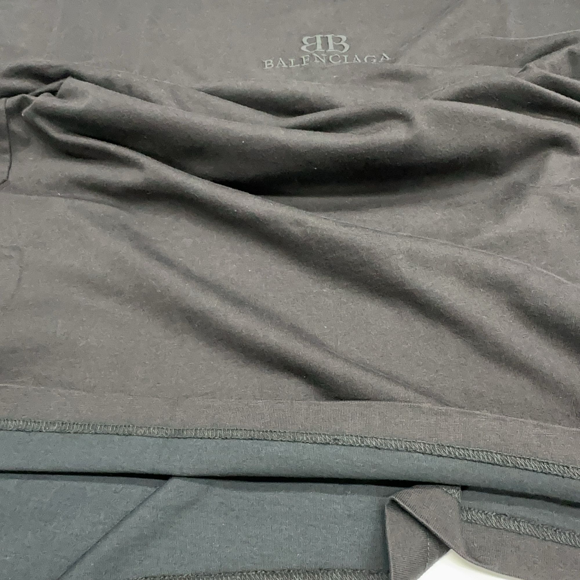 Balenciaga Balenciaga BB Logo Embroidered T-Shirt Size L Size US L / EU 52-54 / 3 - 7 Thumbnail