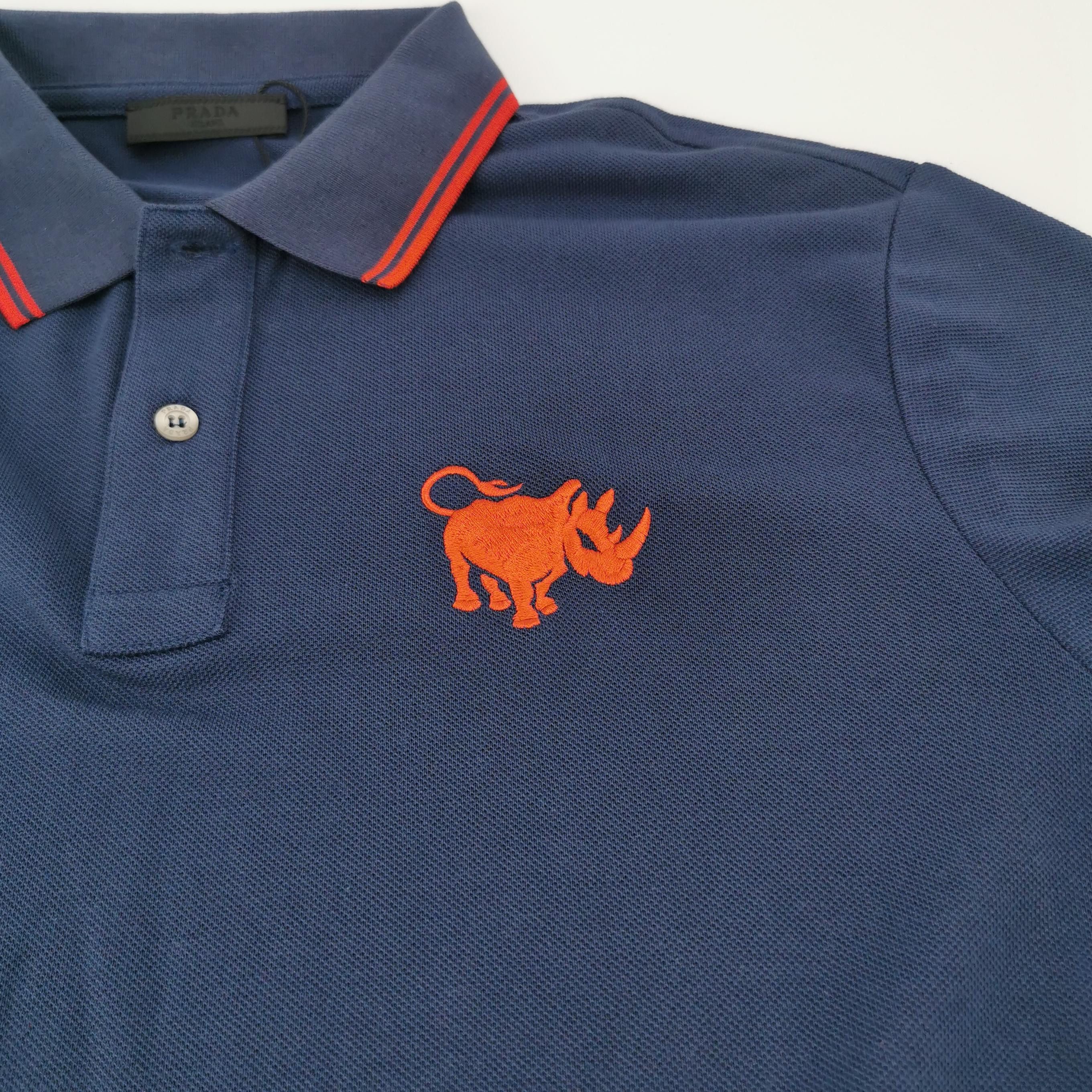 Prada Prada Men xl Short Sleeve Shirts Size US XL / EU 56 / 4 - 4 Thumbnail