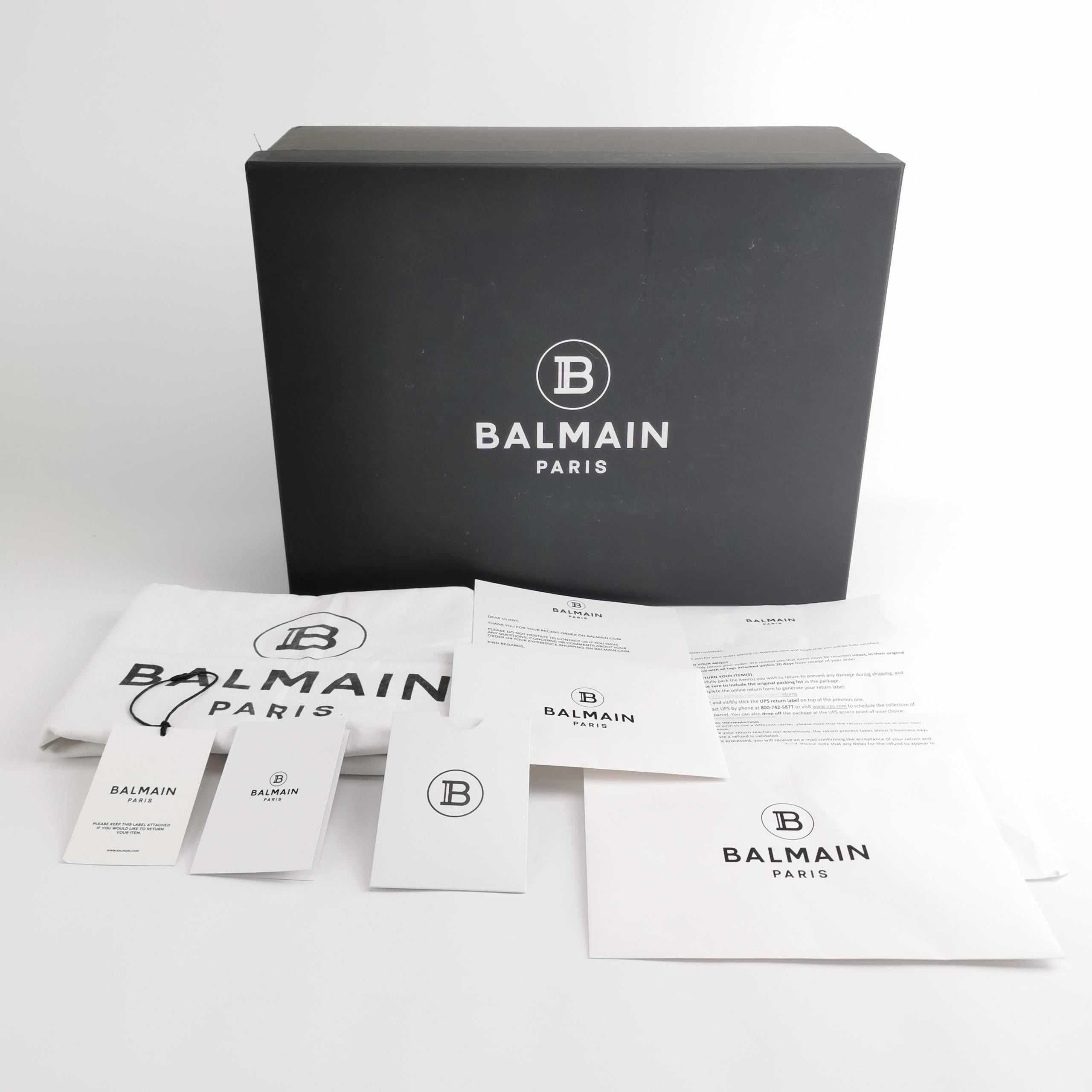Balmain Balmain Men 9 Lowtop Sneakers Size US 9 / EU 42 - 6 Thumbnail