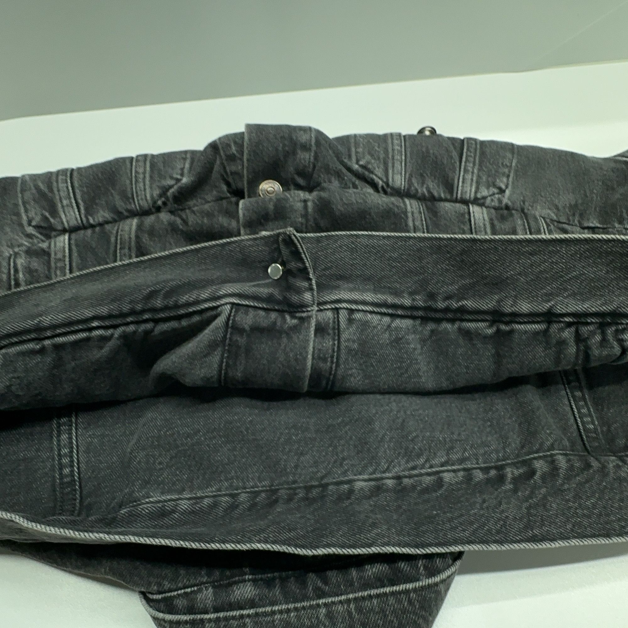 Balenciaga Balenciaga Washed Denim Jacket Size 40 Size US XXS / EU 40 - 11 Thumbnail