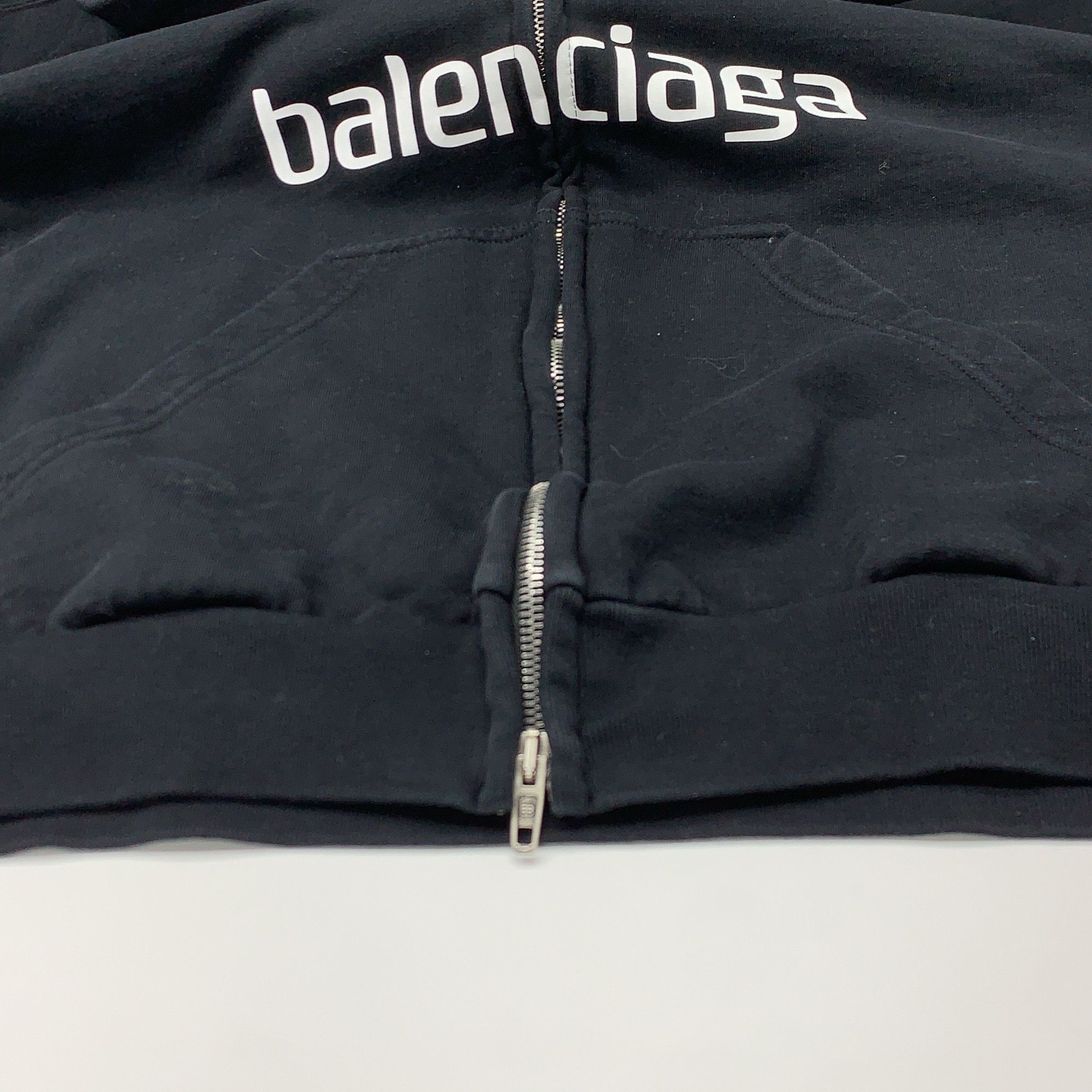 Balenciaga Balenciaga Paris 10 Zip Hoodie Size L Size US L / EU 52-54 / 3 - 8 Thumbnail