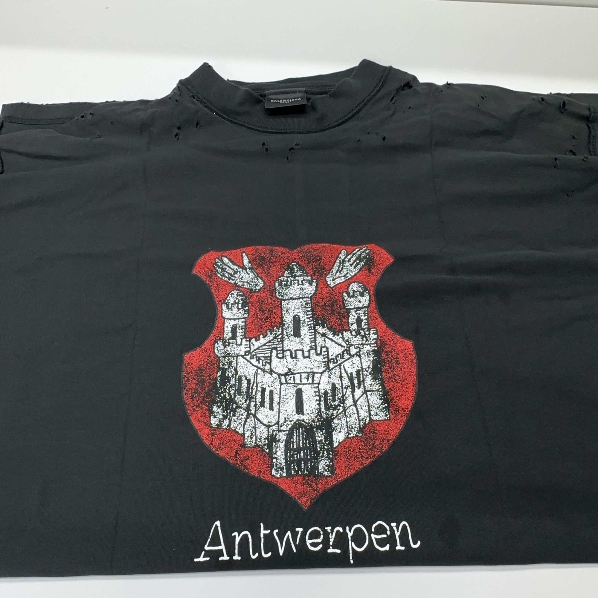Balenciaga Balenciaga Antwerpen Graphic T-Shirt US L Size US L / EU 52-54 / 3 - 7 Thumbnail