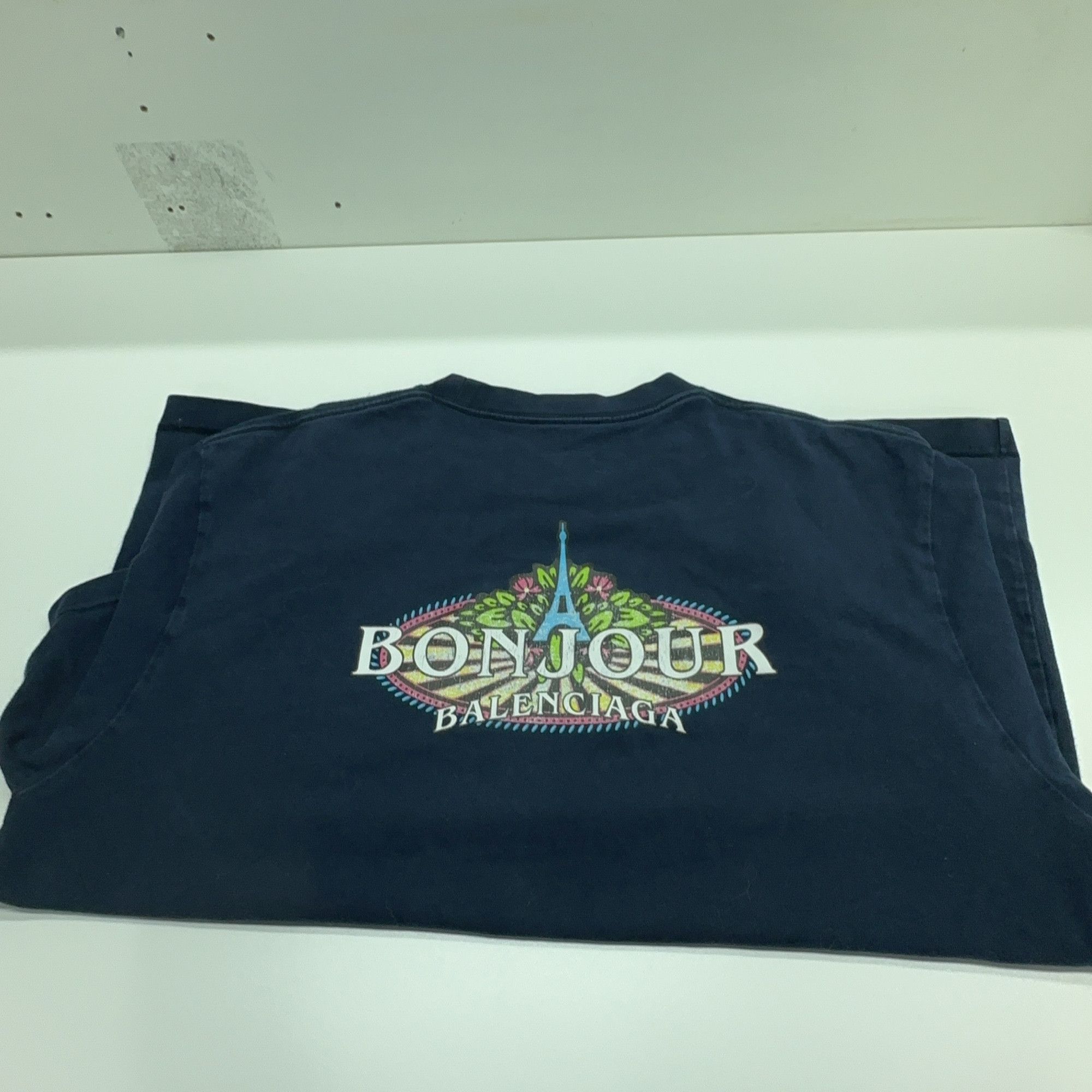 Balenciaga Balenciaga Bonjour Graphic T-Shirt Size L Size US L / EU 52-54 / 3 - 11 Thumbnail