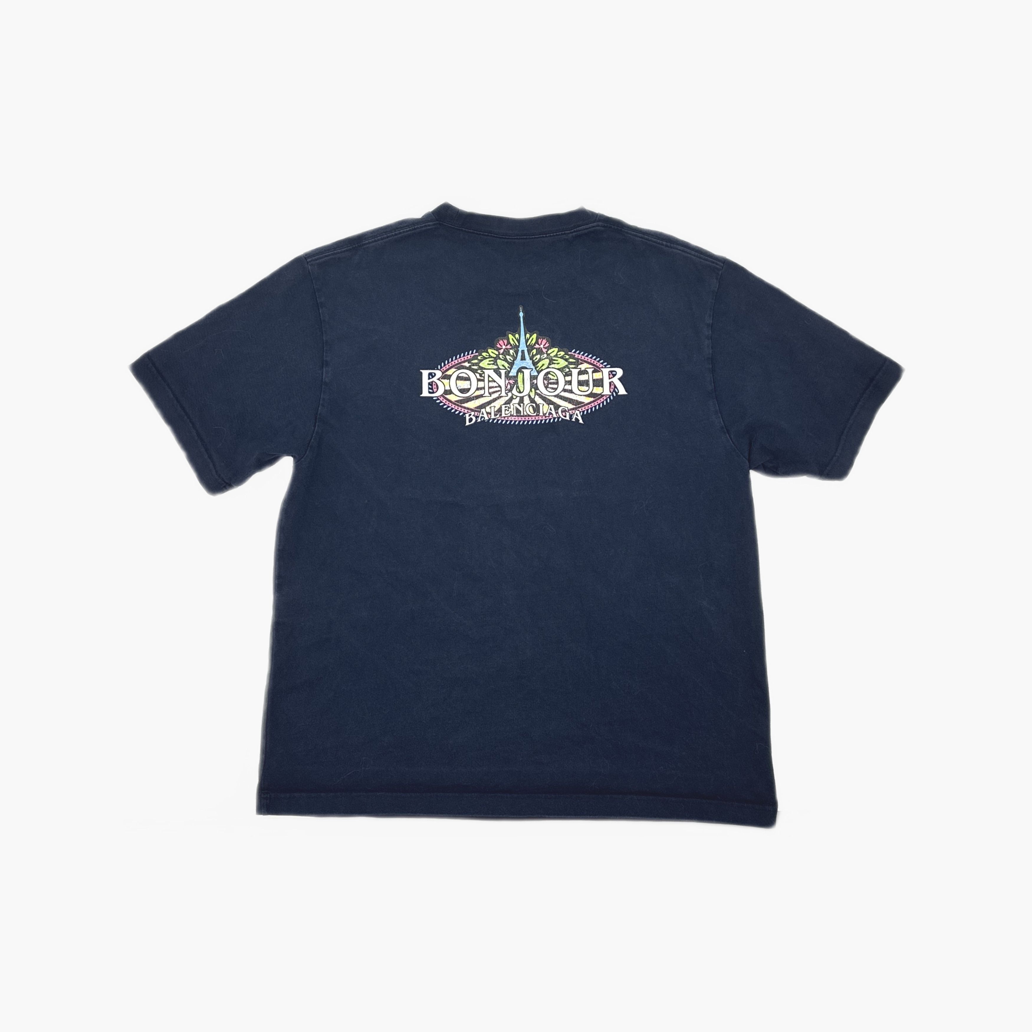 Balenciaga Balenciaga Bonjour Graphic T-Shirt Size L Size US L / EU 52-54 / 3 - 2 Thumbnail