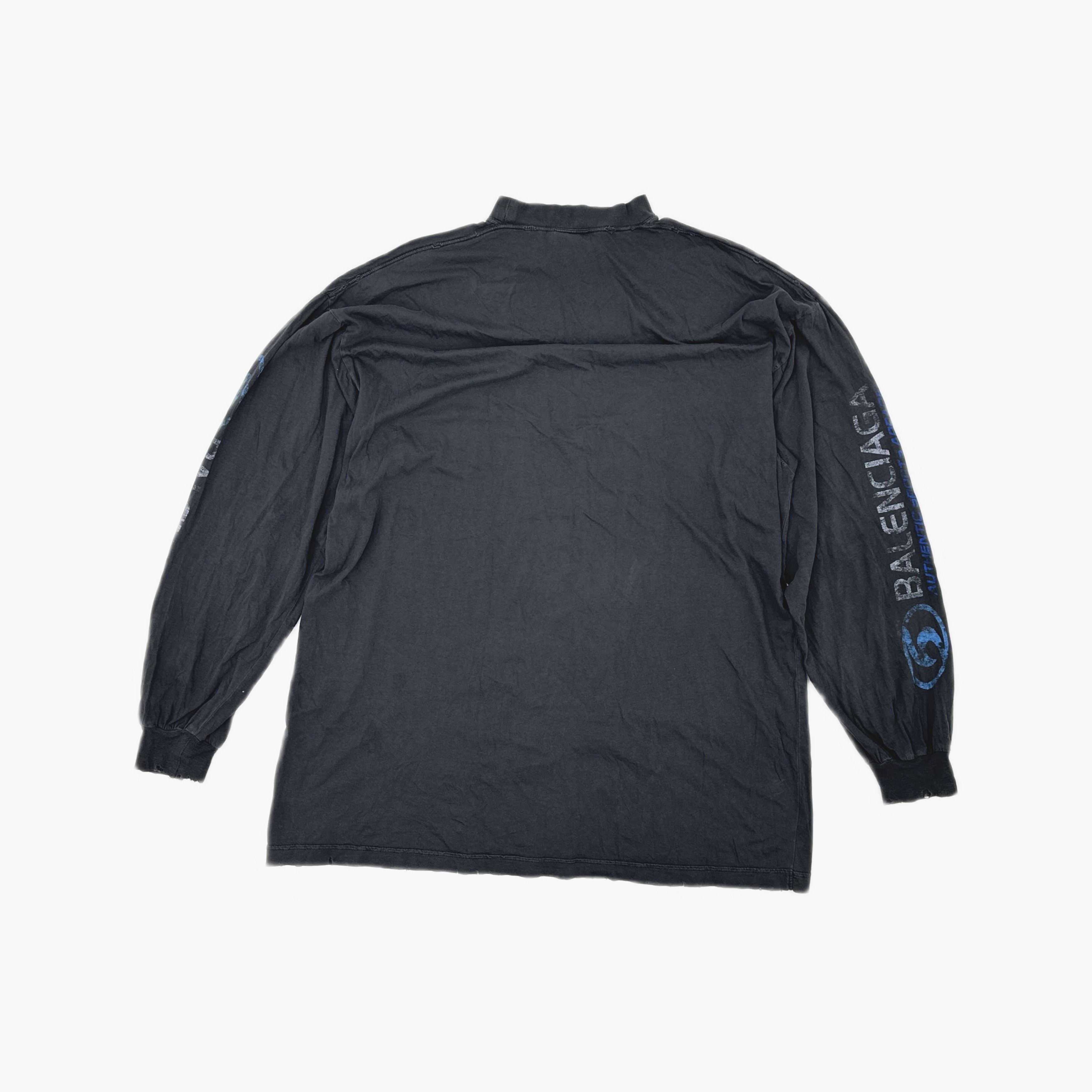 Balenciaga Balenciaga Logo Graphic Long Sleeve T-Shirt Size S Size US S / EU 44-46 / 1 - 2 Thumbnail