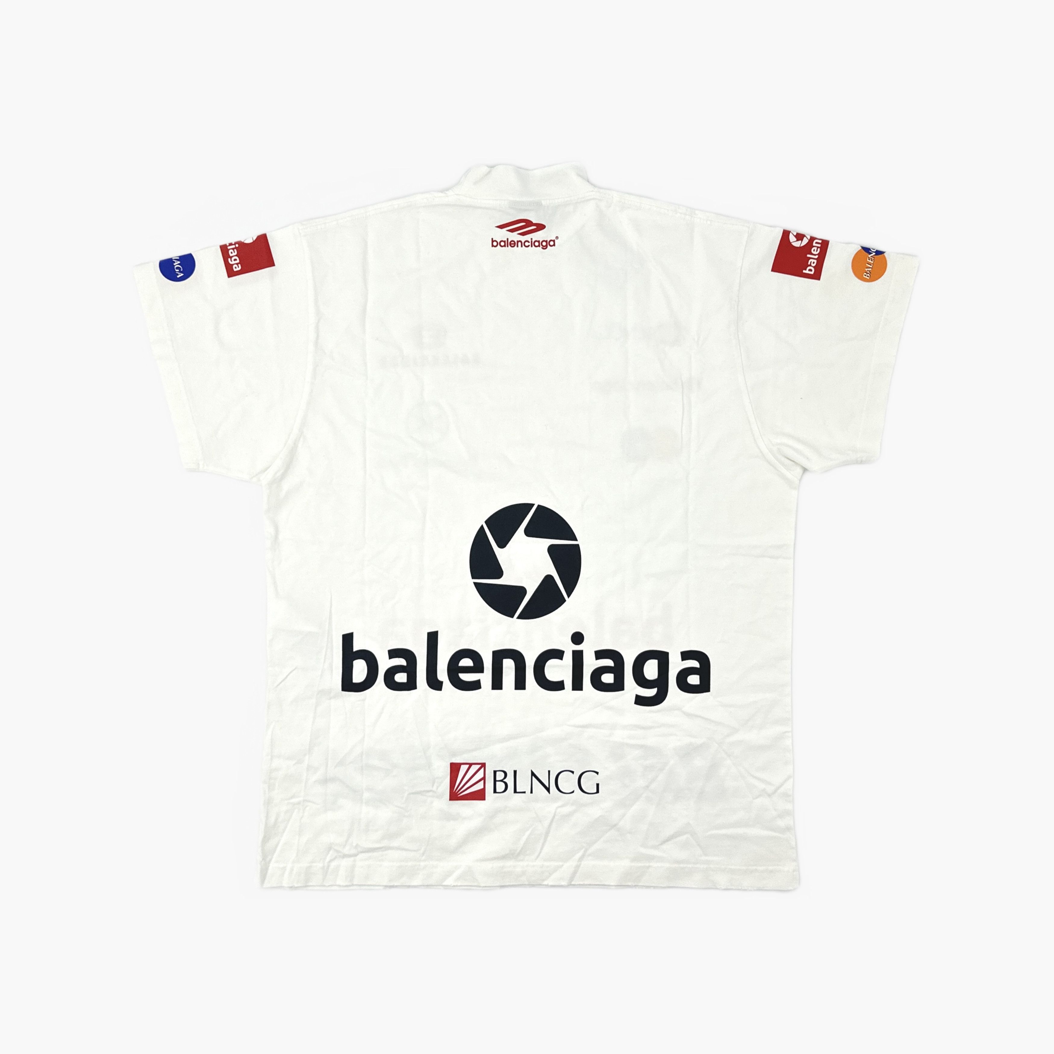 Balenciaga Balenciaga Top League Logo T-Shirt Size M Size US M / EU 48-50 / 2 - 2 Thumbnail