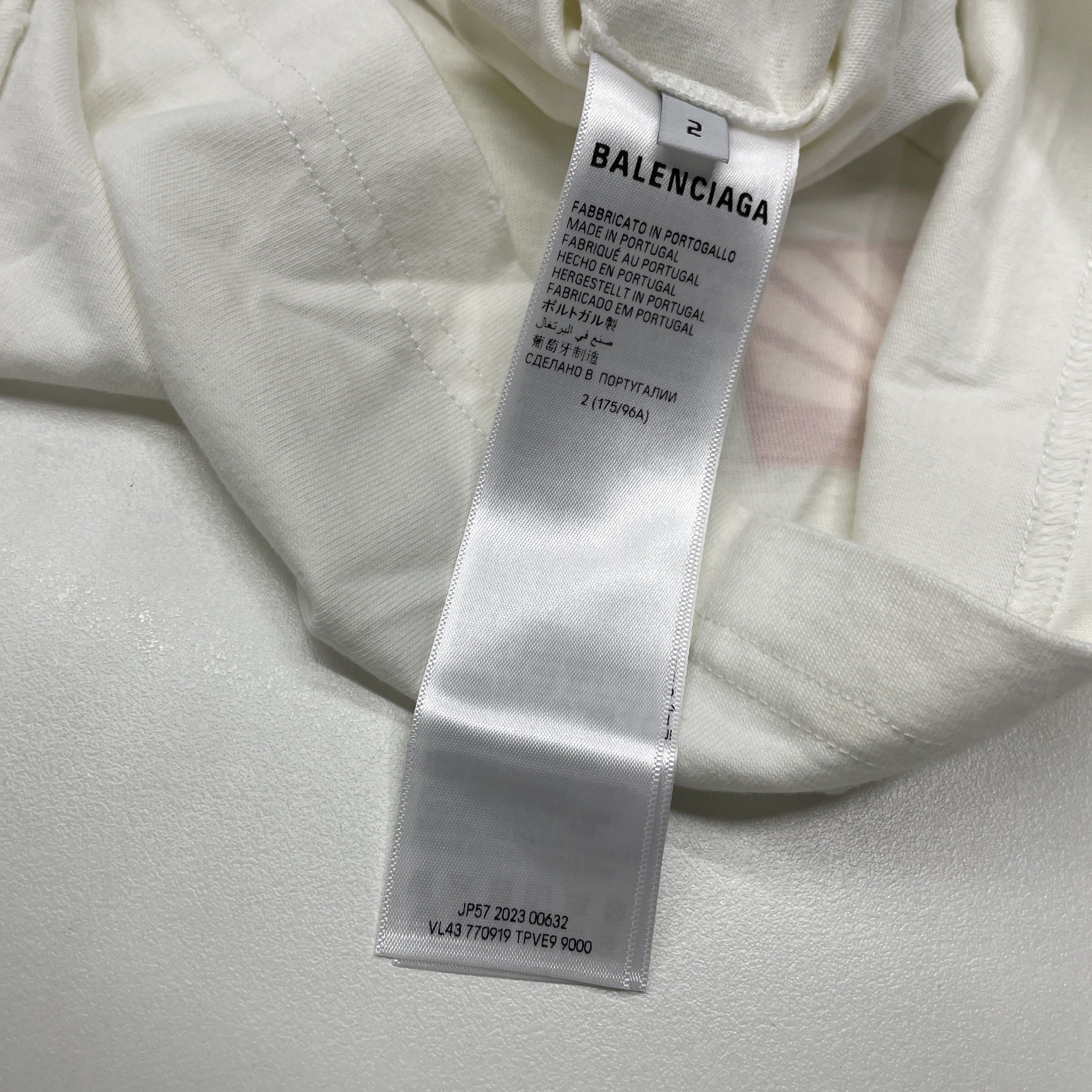 Balenciaga Balenciaga Top League Logo T-Shirt Size M Size US M / EU 48-50 / 2 - 4 Thumbnail