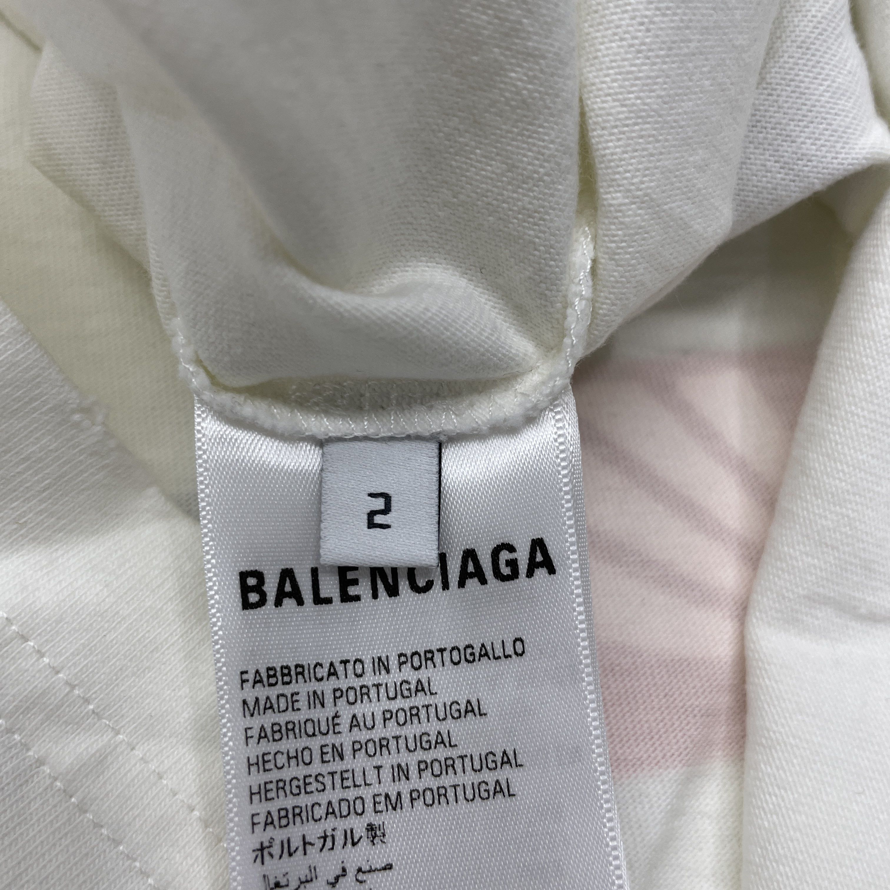 Balenciaga Balenciaga Top League Logo T-Shirt Size M Size US M / EU 48-50 / 2 - 3 Thumbnail
