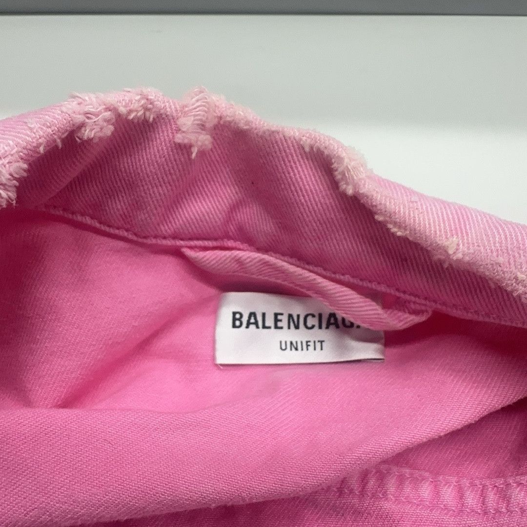 Balenciaga Balenciaga Pink Denim Jacket Size XS Size XS / US 0-2 / IT 36-38 - 5 Thumbnail