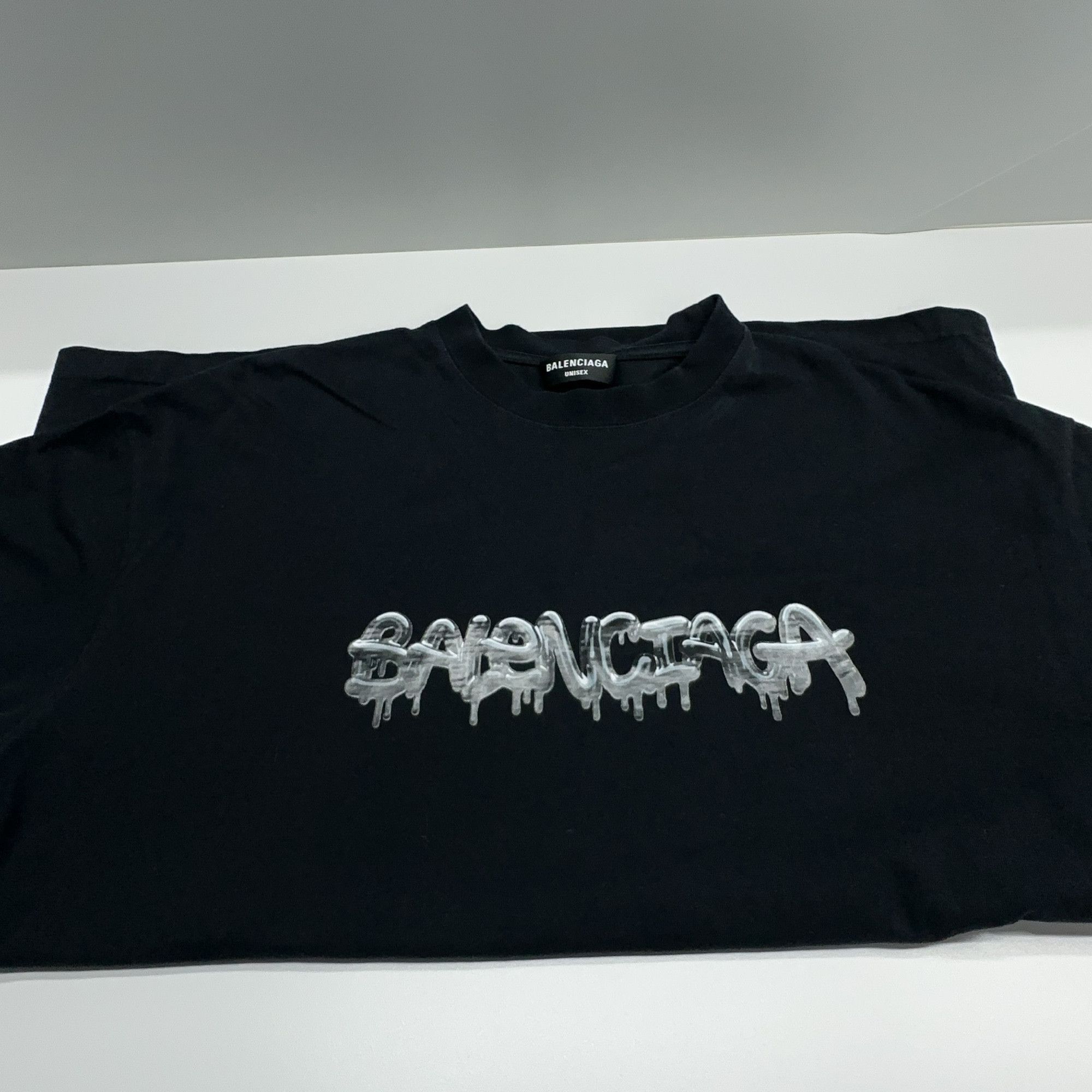Balenciaga Balenciaga Slime Logo T-Shirt Size L Size US L / EU 52-54 / 3 - 7 Thumbnail