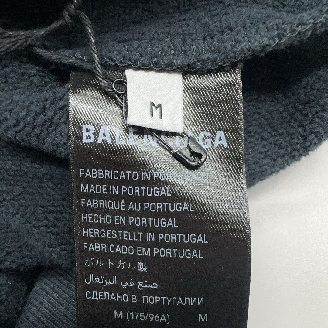 Balenciaga Balenciaga Collared Logo Sweatshirt Size M Size US M / EU 48-50 / 2 - 4 Thumbnail