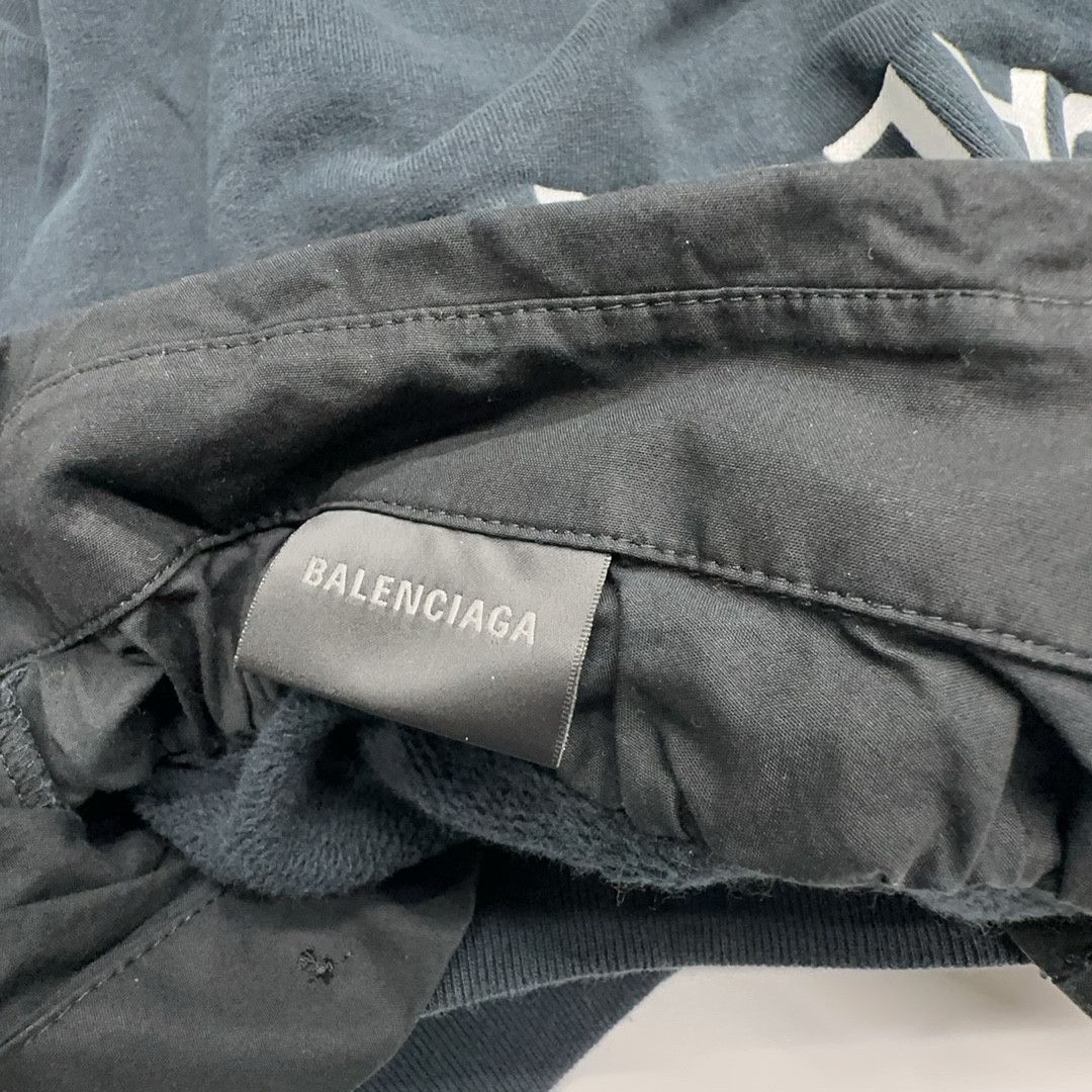 Balenciaga Balenciaga Collared Logo Sweatshirt Size M Size US M / EU 48-50 / 2 - 3 Thumbnail