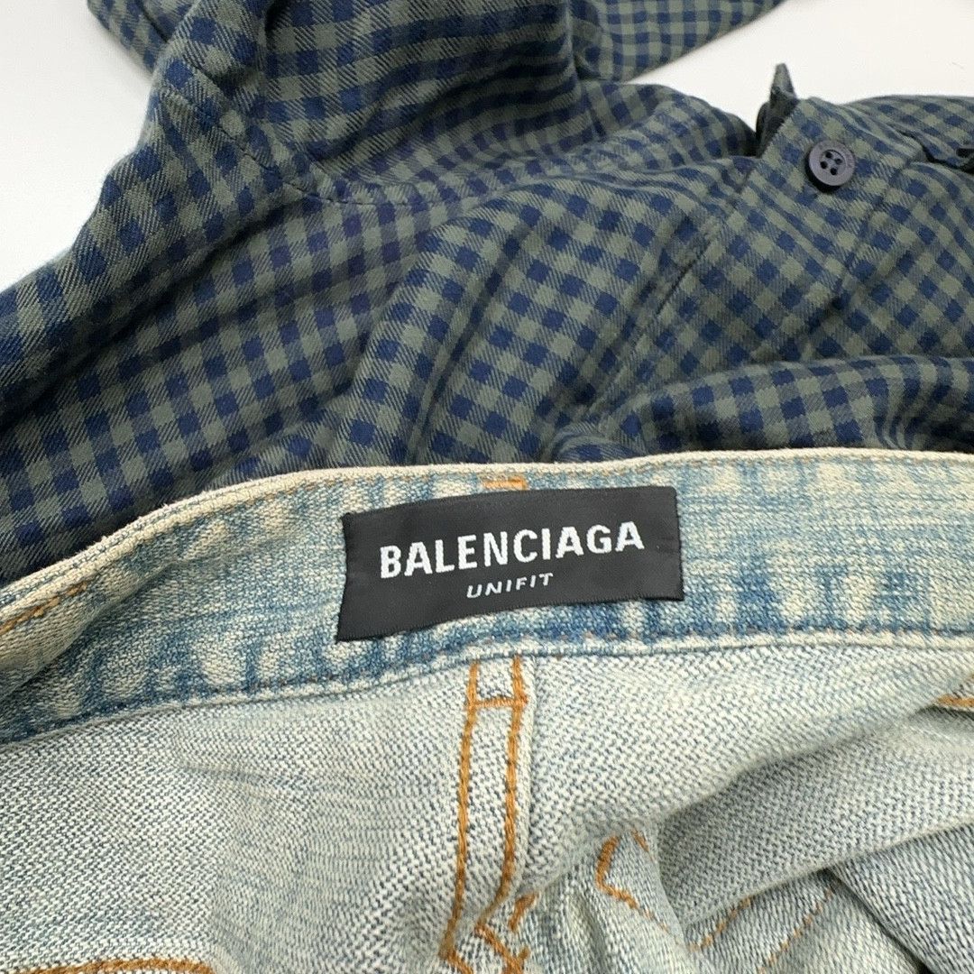 Balenciaga Balenciaga Shirt Wrapped Denim Jeans Size S Size US 30 / EU 46 - 5 Thumbnail