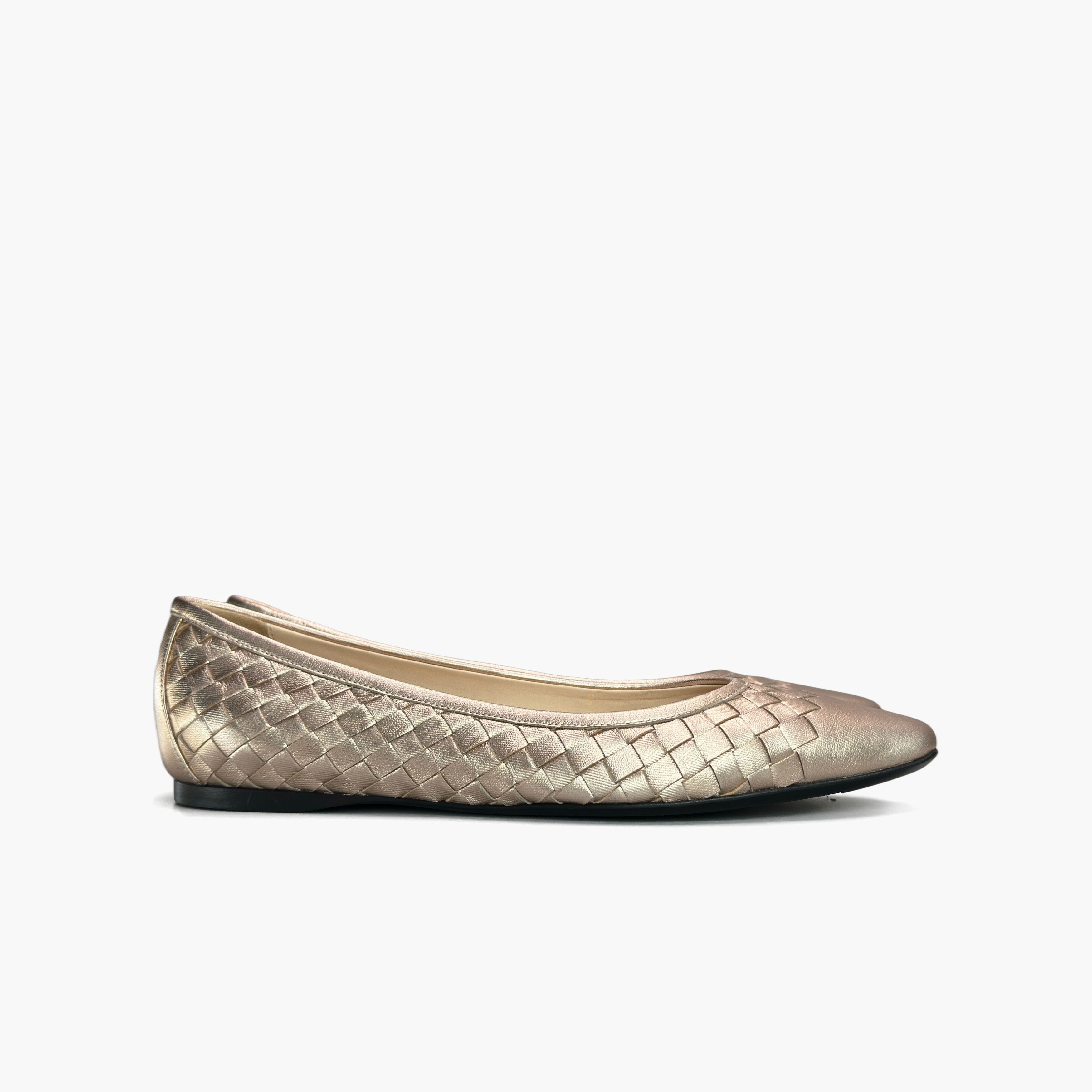 Bottega Veneta Bottega Veneta Intrecciato Flats Size 37.5 Size US 7.5 / IT 37.5 - 4 Thumbnail