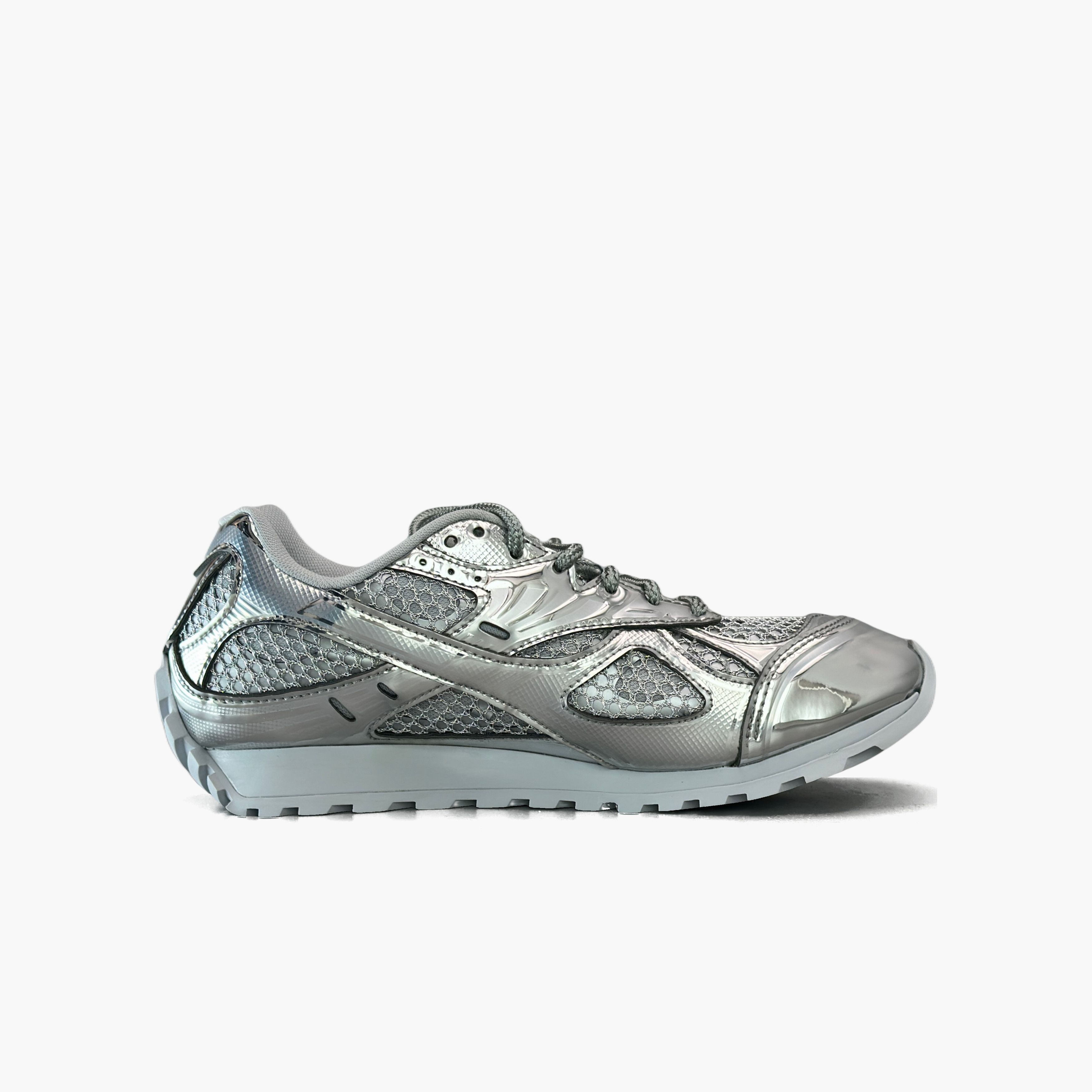 Bottega Veneta Bottega Veneta Orbit Sneakers Silver Size 37 Size US 7 / IT 37 - 2 Thumbnail