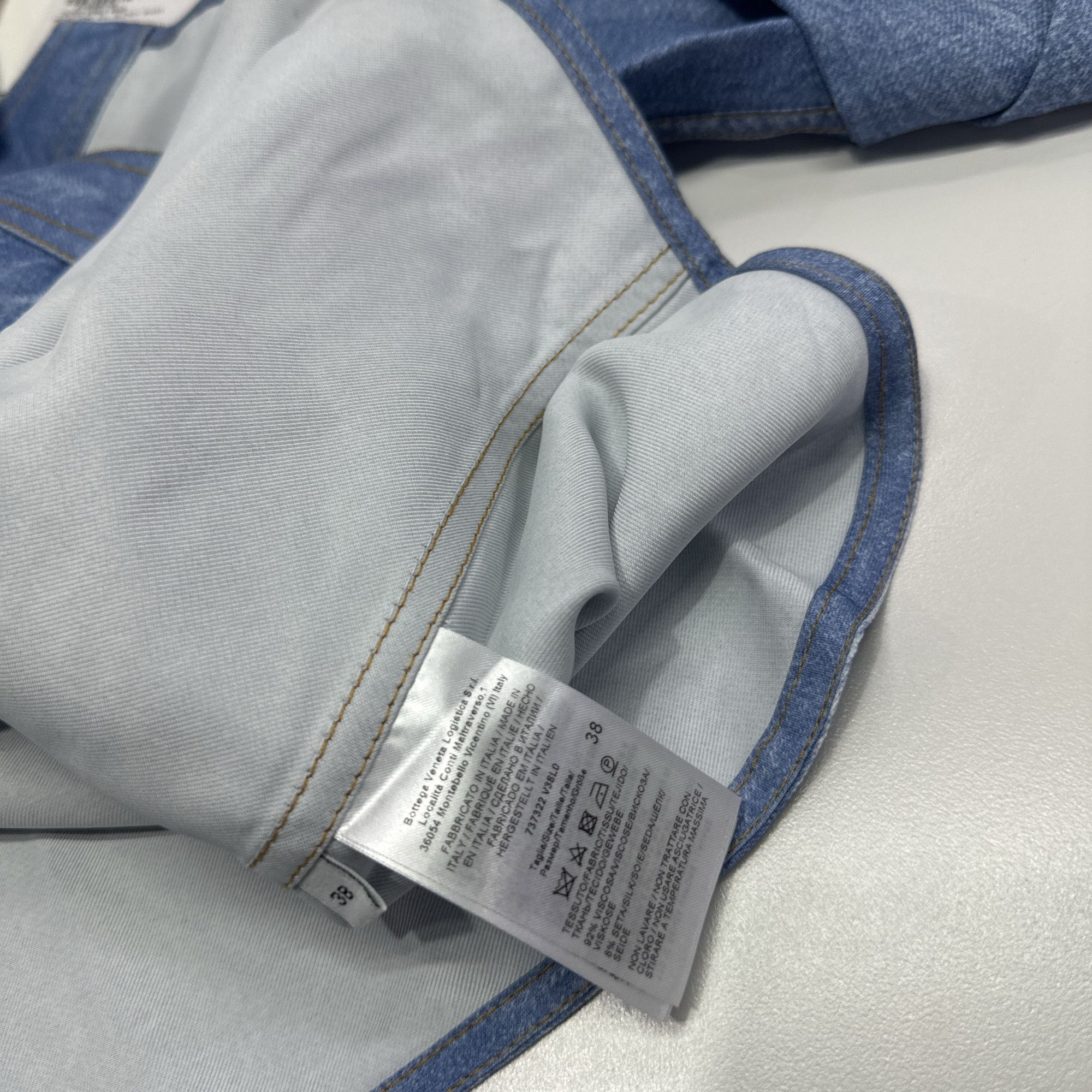 Bottega Veneta Bottega Veneta Denim Button Up Shirt Size 38 Size XS / US 0-2 / IT 36-38 - 5 Thumbnail