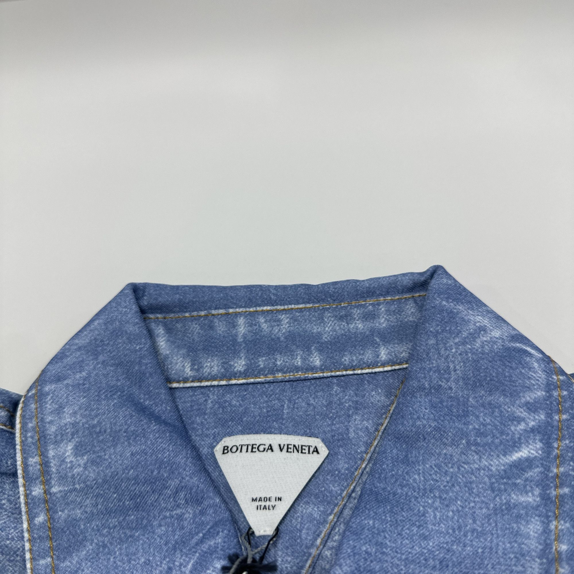Bottega Veneta Bottega Veneta Denim Button Up Shirt Size 38 Size XS / US 0-2 / IT 36-38 - 3 Thumbnail
