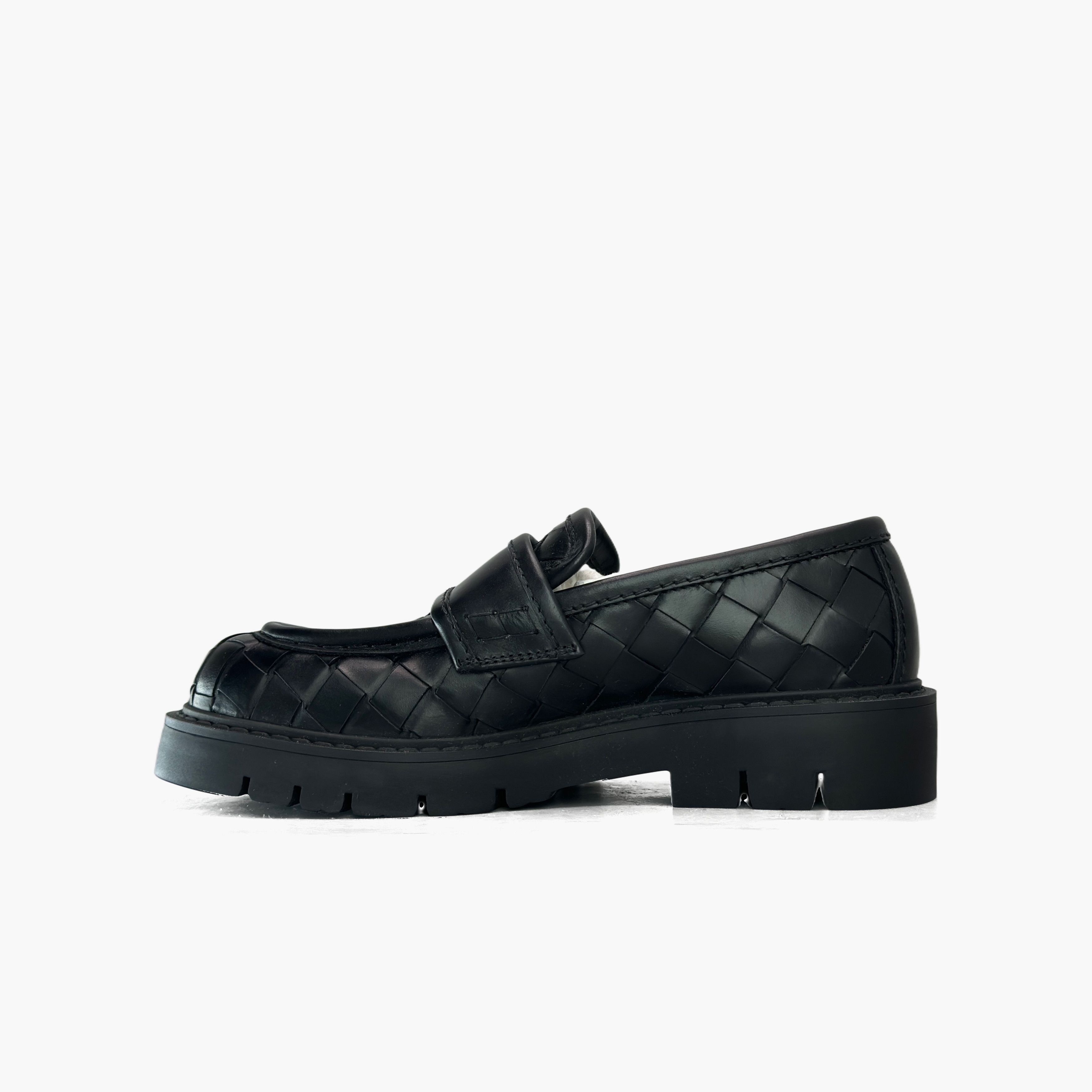 Bottega Veneta Bottega Veneta Intrecciato Leather Loafers Size 37 Size US 7 / IT 37 - 3 Thumbnail