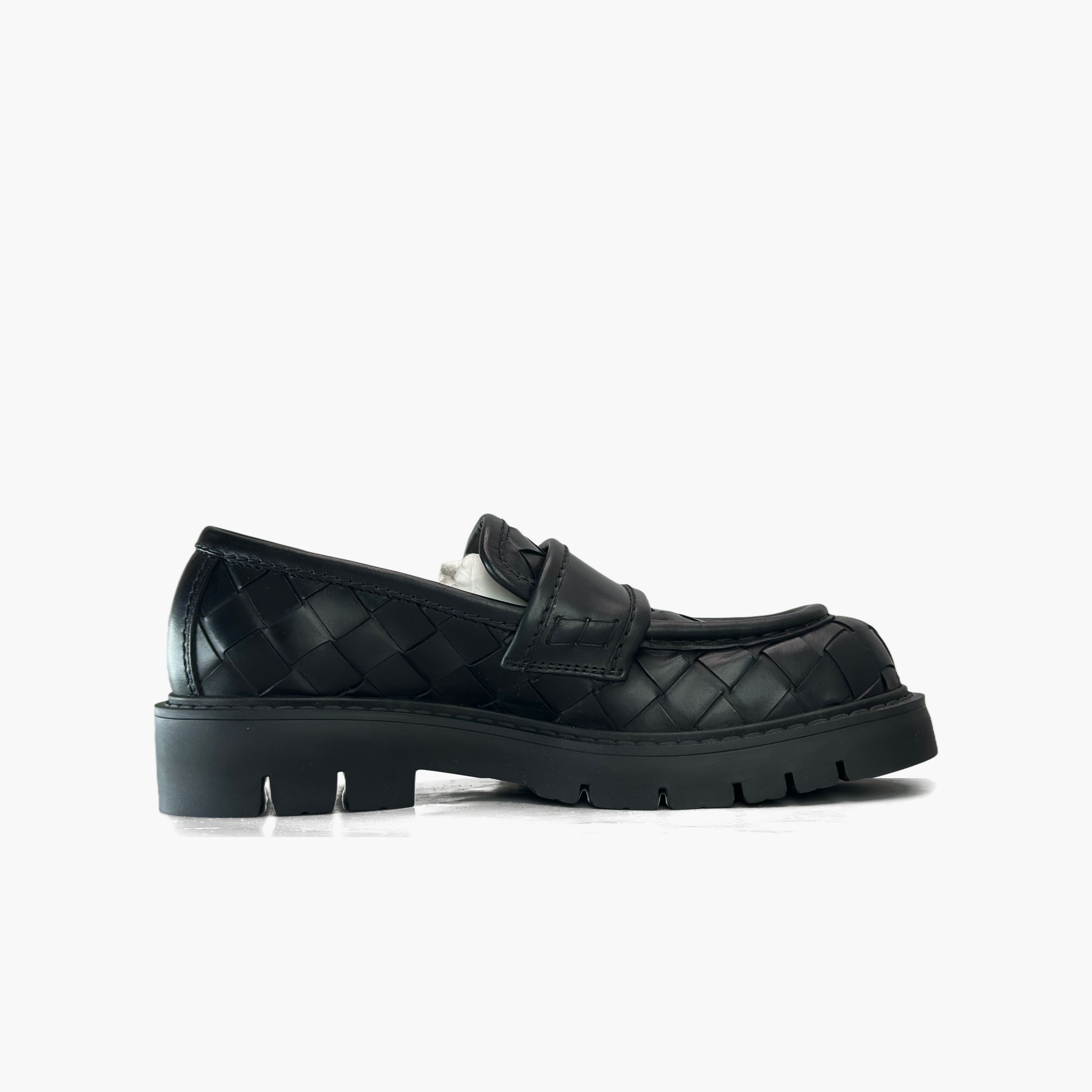 Bottega Veneta Bottega Veneta Intrecciato Leather Loafers Size 37 Size US 7 / IT 37 - 2 Thumbnail