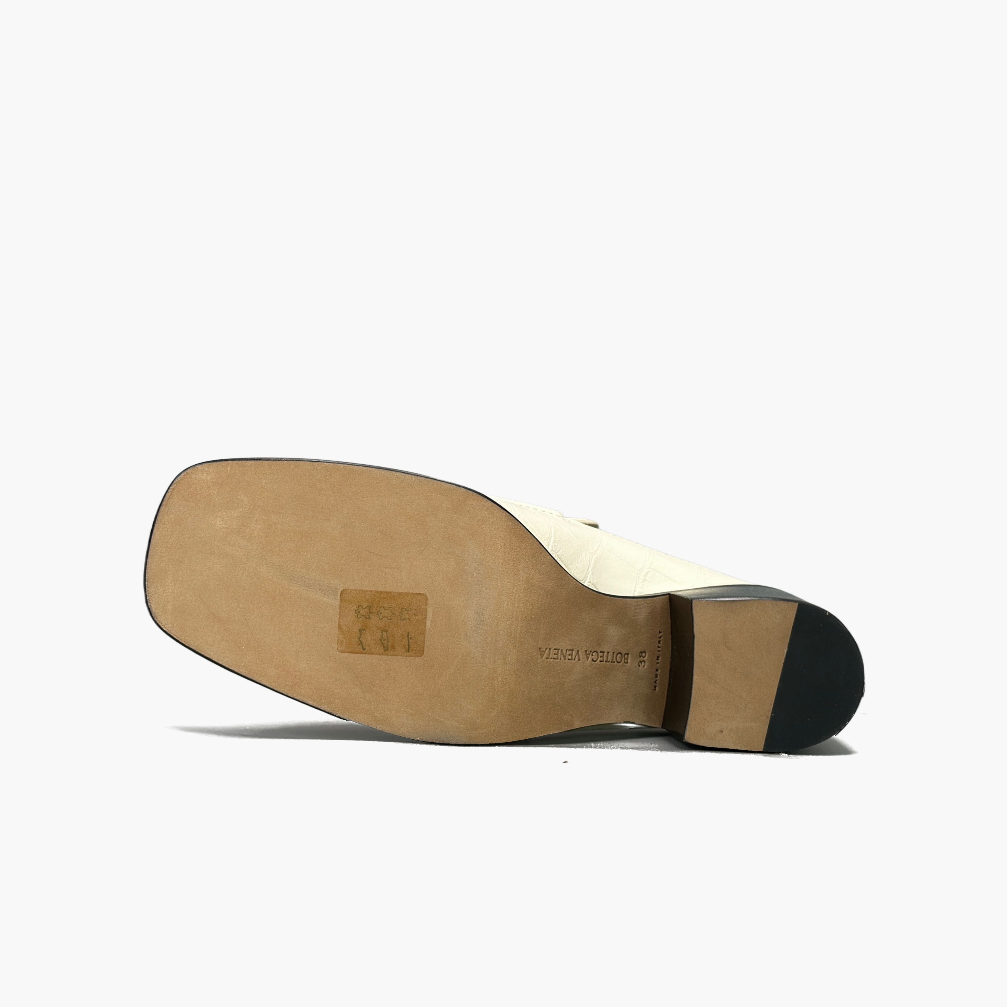 Bottega Veneta Bottega Veneta Square Toe Block Heel Mules Size 38 Size US 8 / IT 38 - 8 Thumbnail