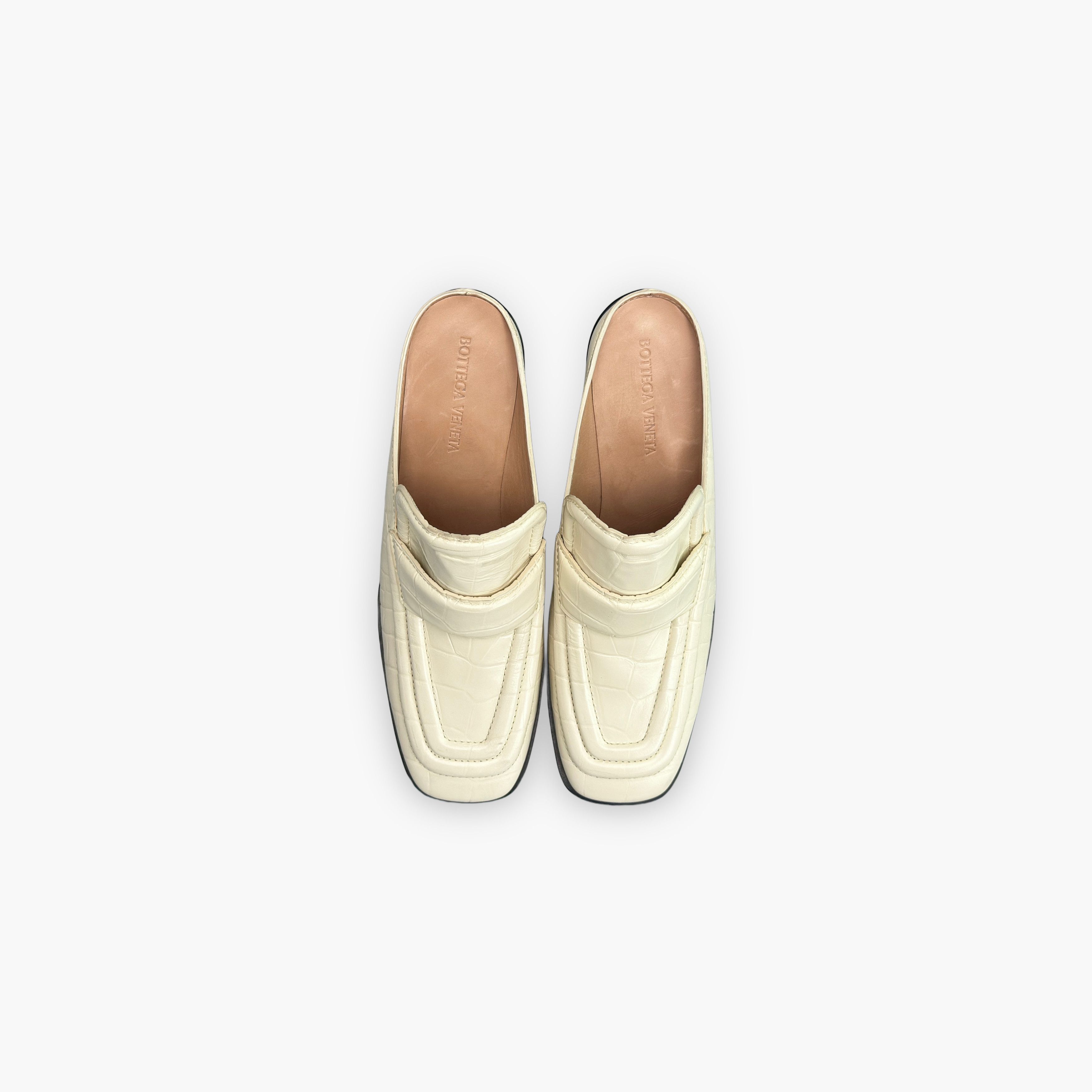 Bottega Veneta Bottega Veneta Square Toe Block Heel Mules Size 38 Size US 8 / IT 38 - 9 Thumbnail